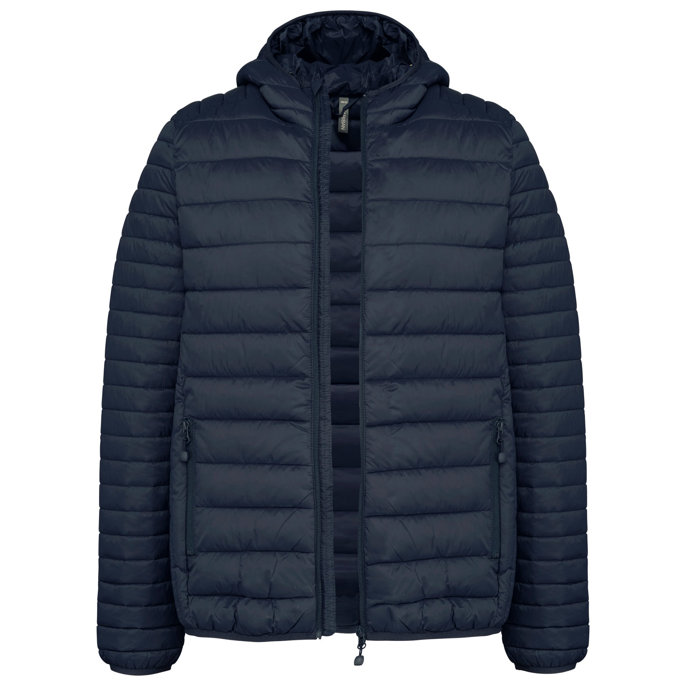 Men's lightweight hooded padded jacket