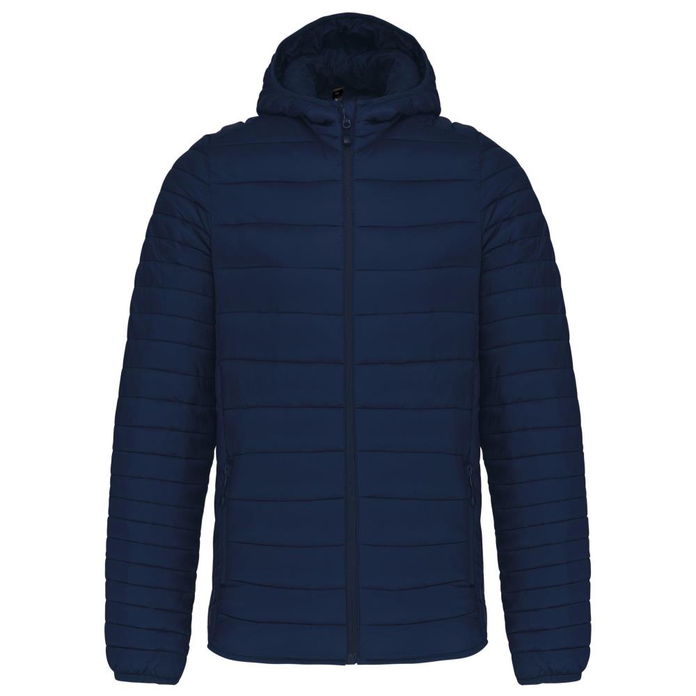 Men's lightweight hooded padded jacket