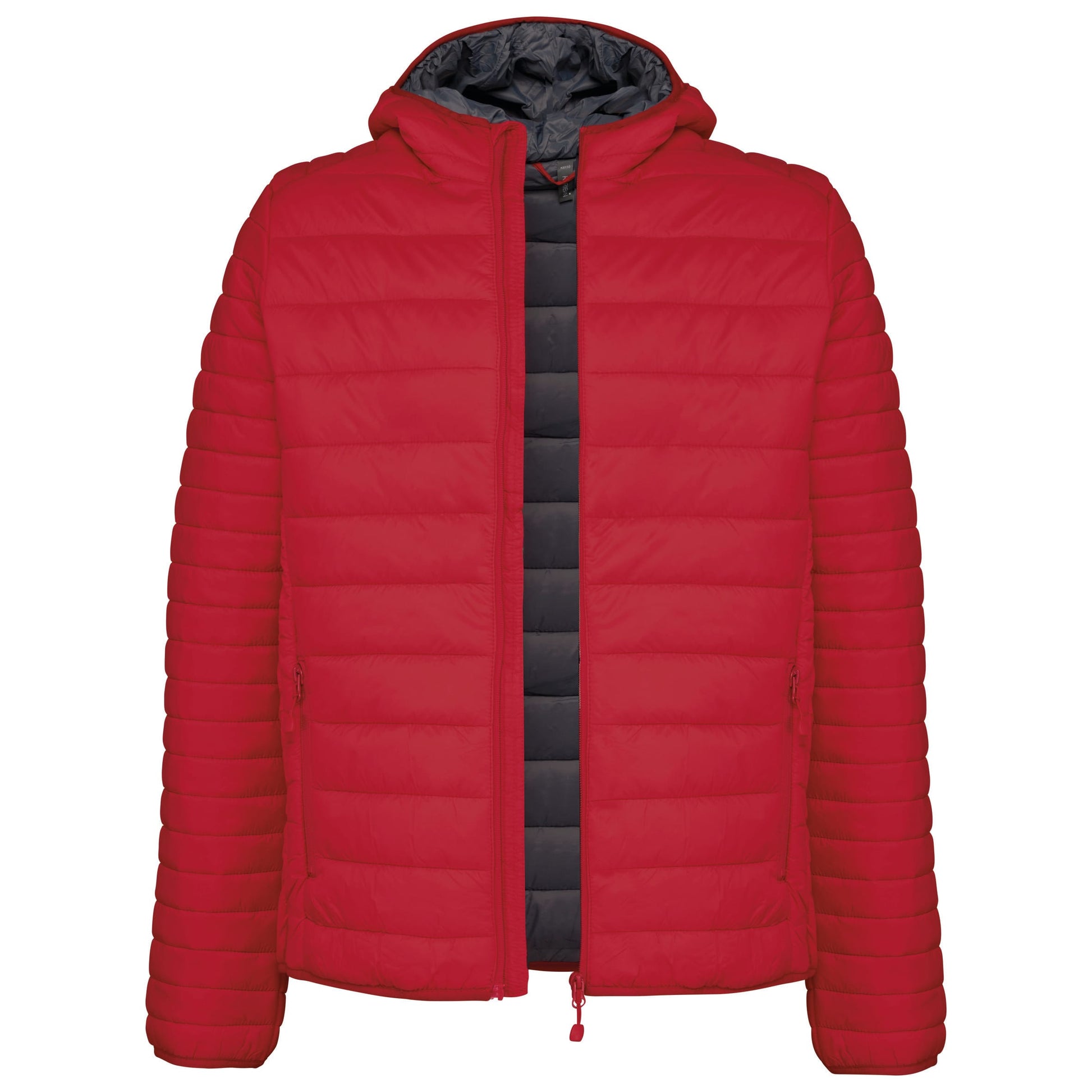 Men's lightweight hooded padded jacket
