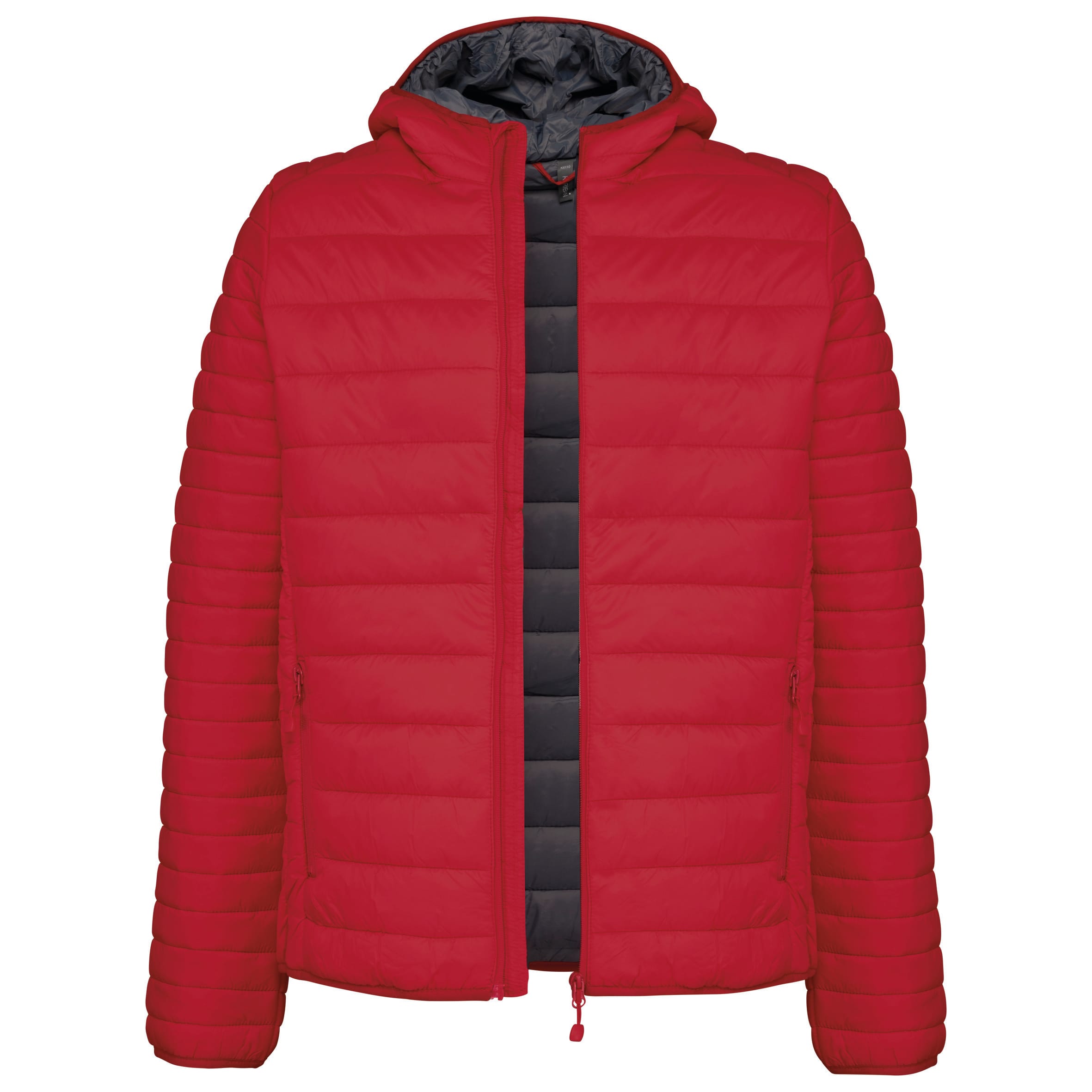 Men's lightweight hooded padded jacket