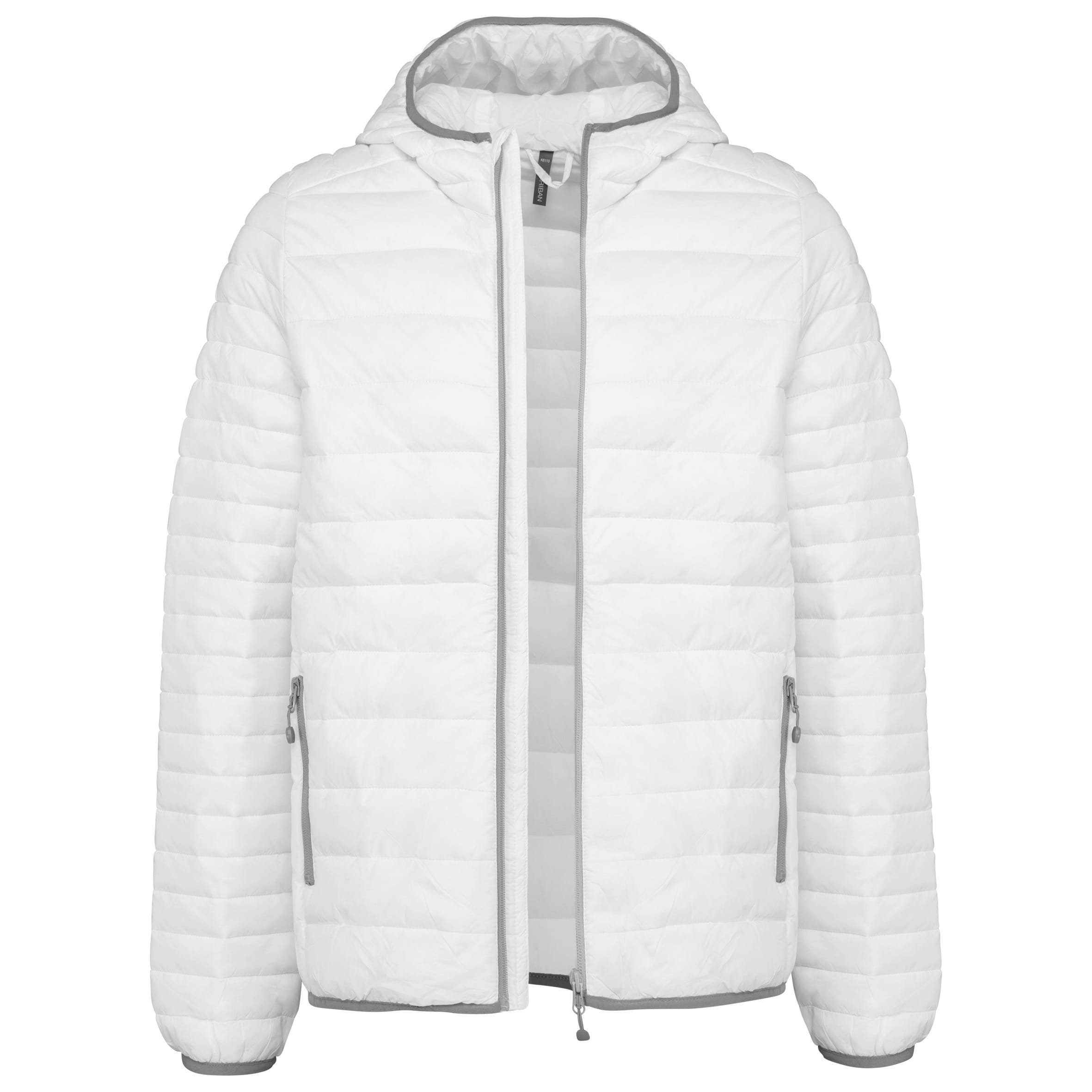 Men's lightweight hooded padded jacket