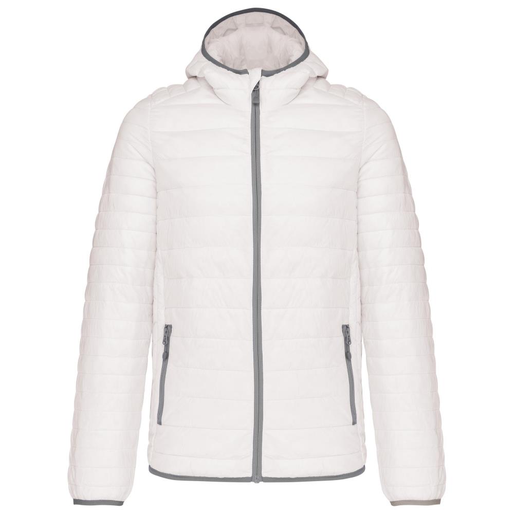 Men's lightweight hooded padded jacket