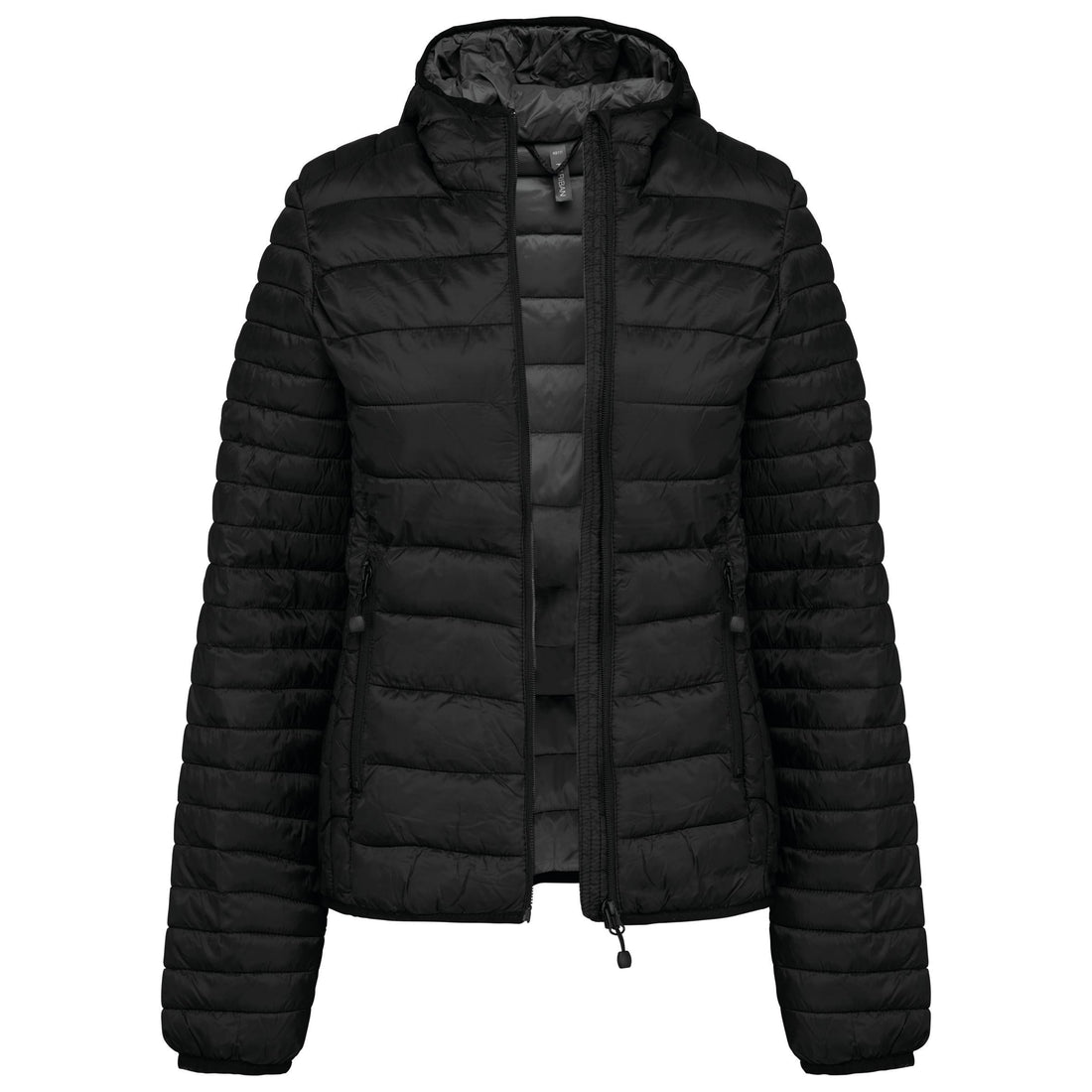Ladies' lightweight hooded padded jacket