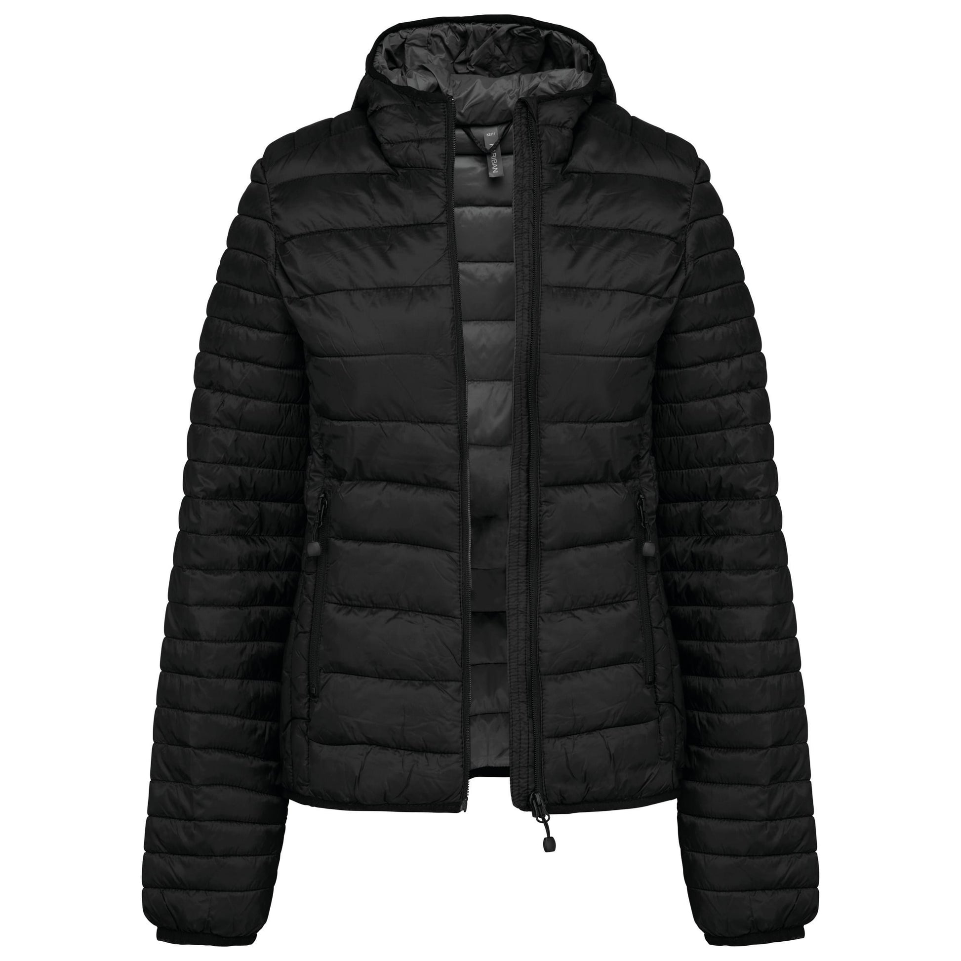 Ladies' lightweight hooded padded jacket