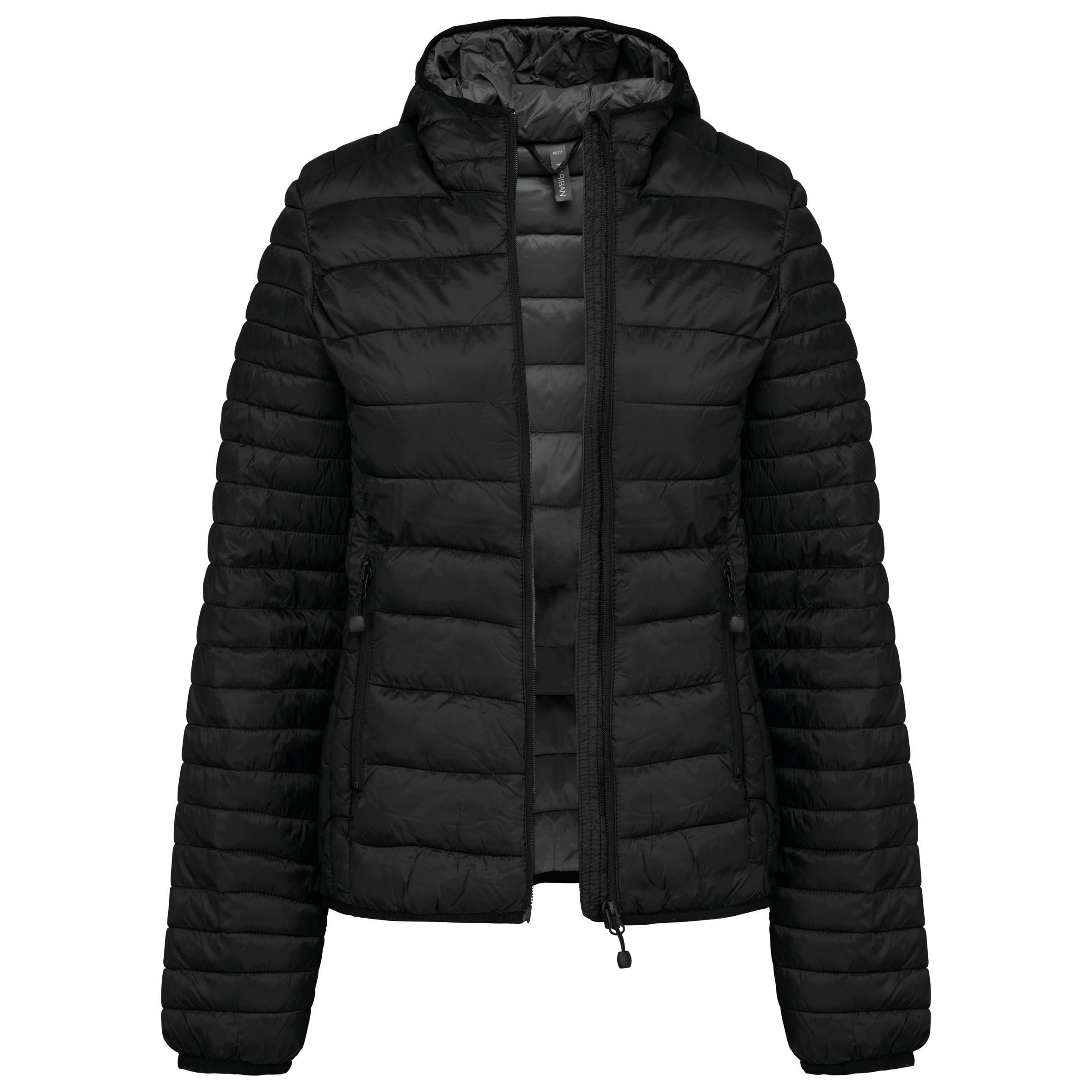 Ladies' lightweight hooded padded jacket