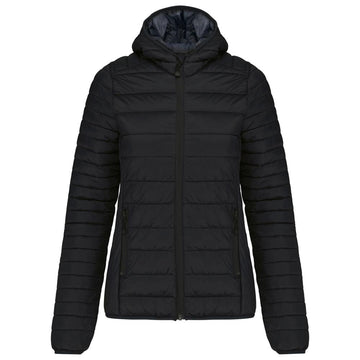 Ladies' lightweight hooded padded jacket