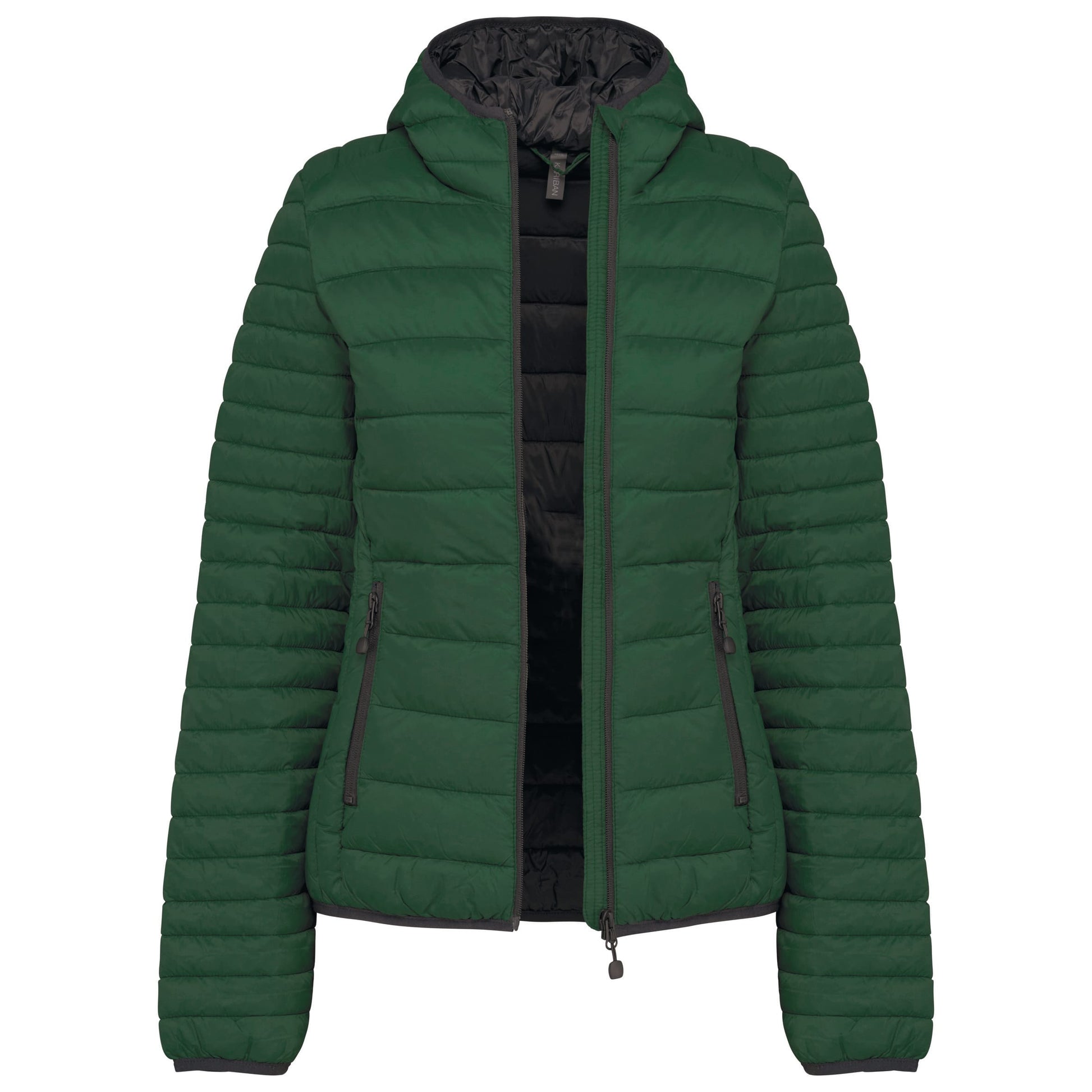 Ladies' lightweight hooded padded jacket