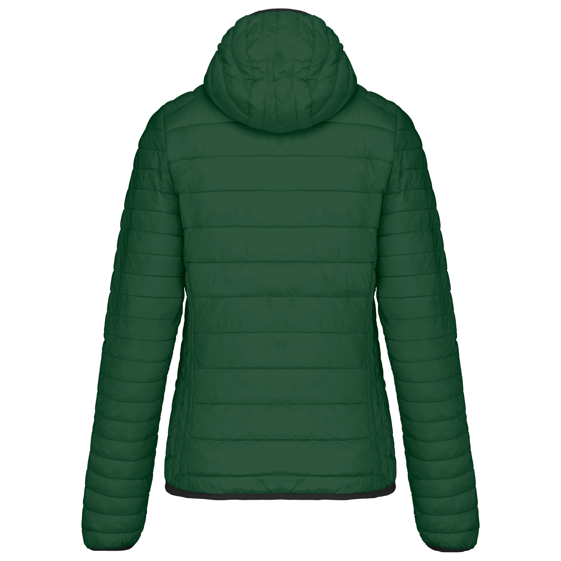 Ladies' lightweight hooded padded jacket