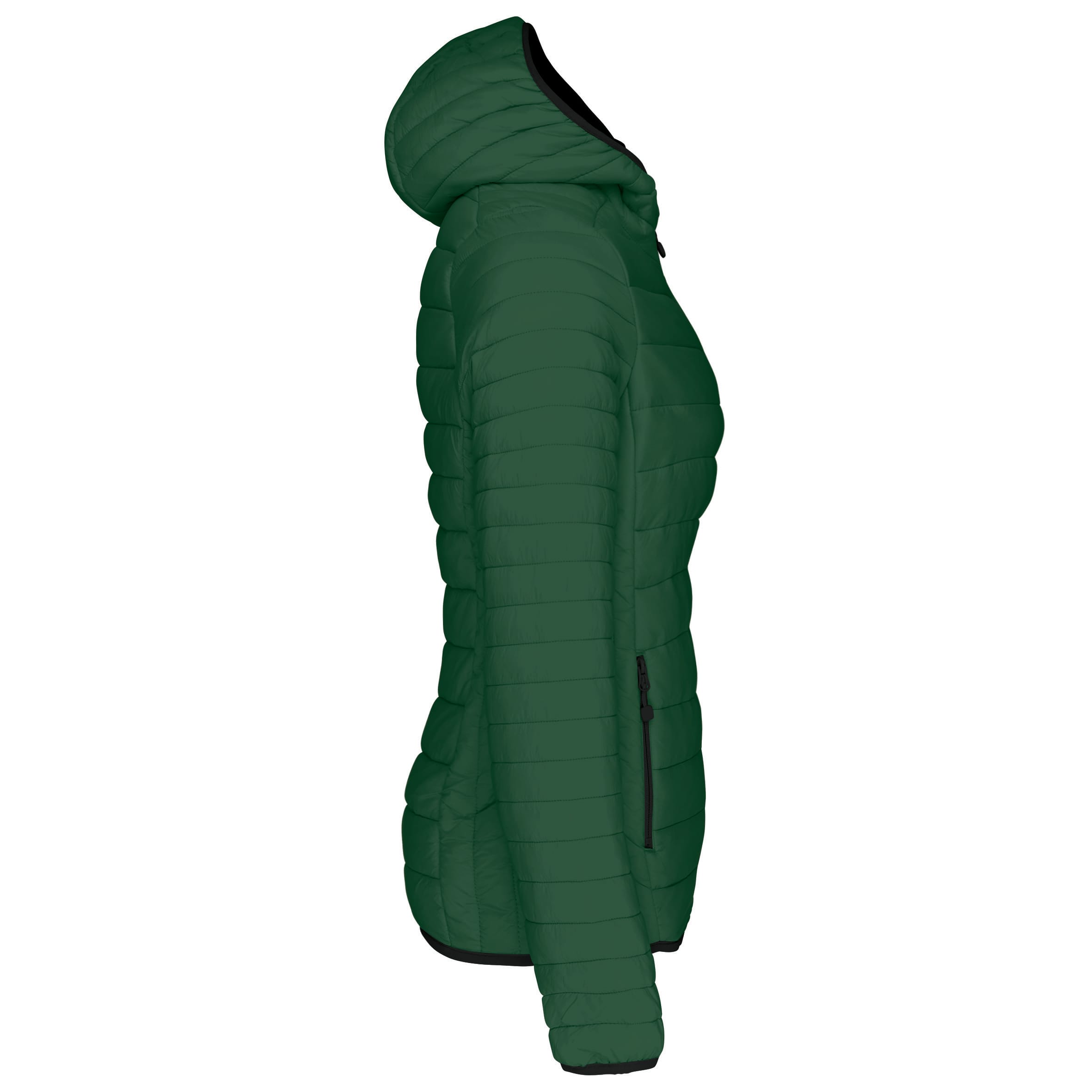 Ladies' lightweight hooded padded jacket
