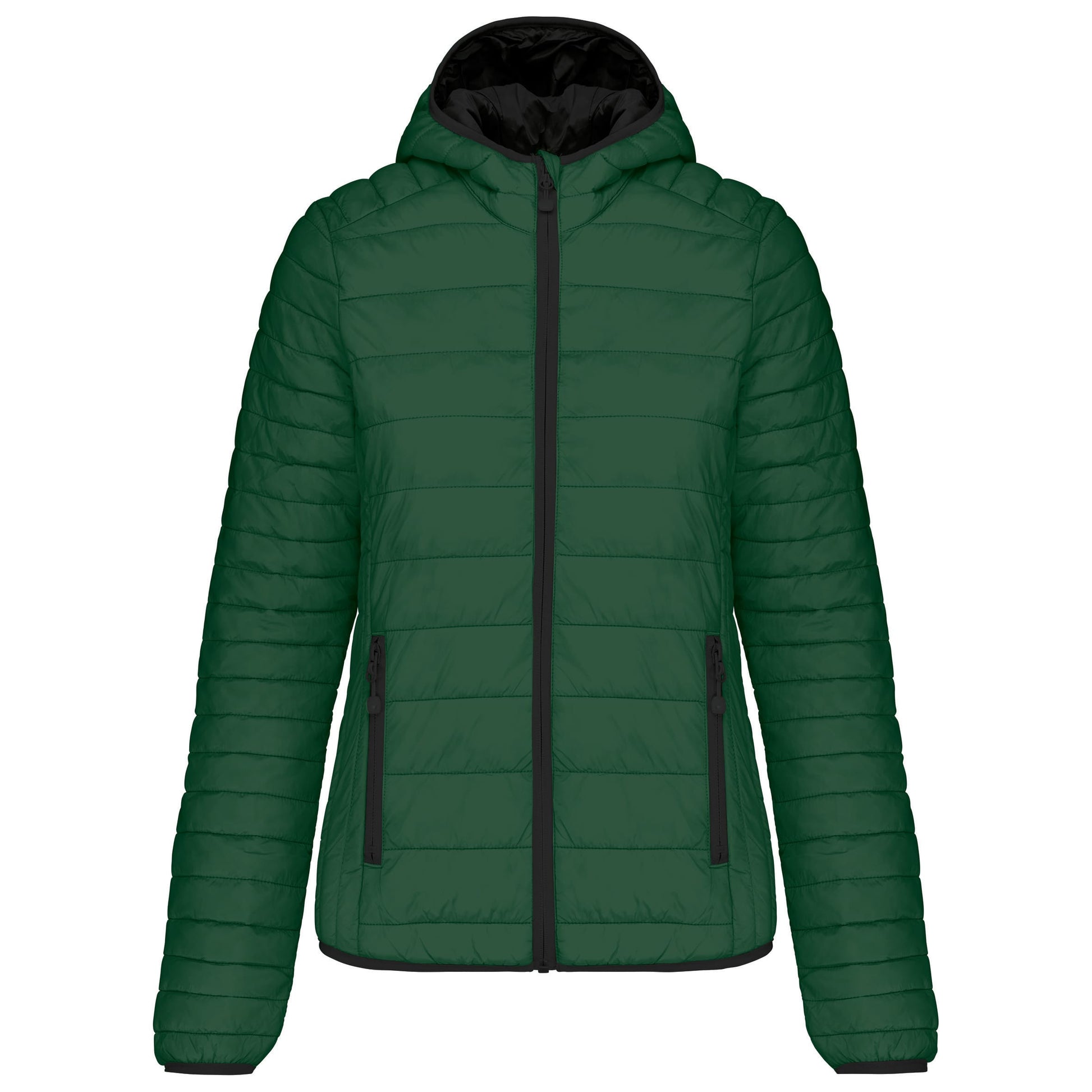 Ladies' lightweight hooded padded jacket