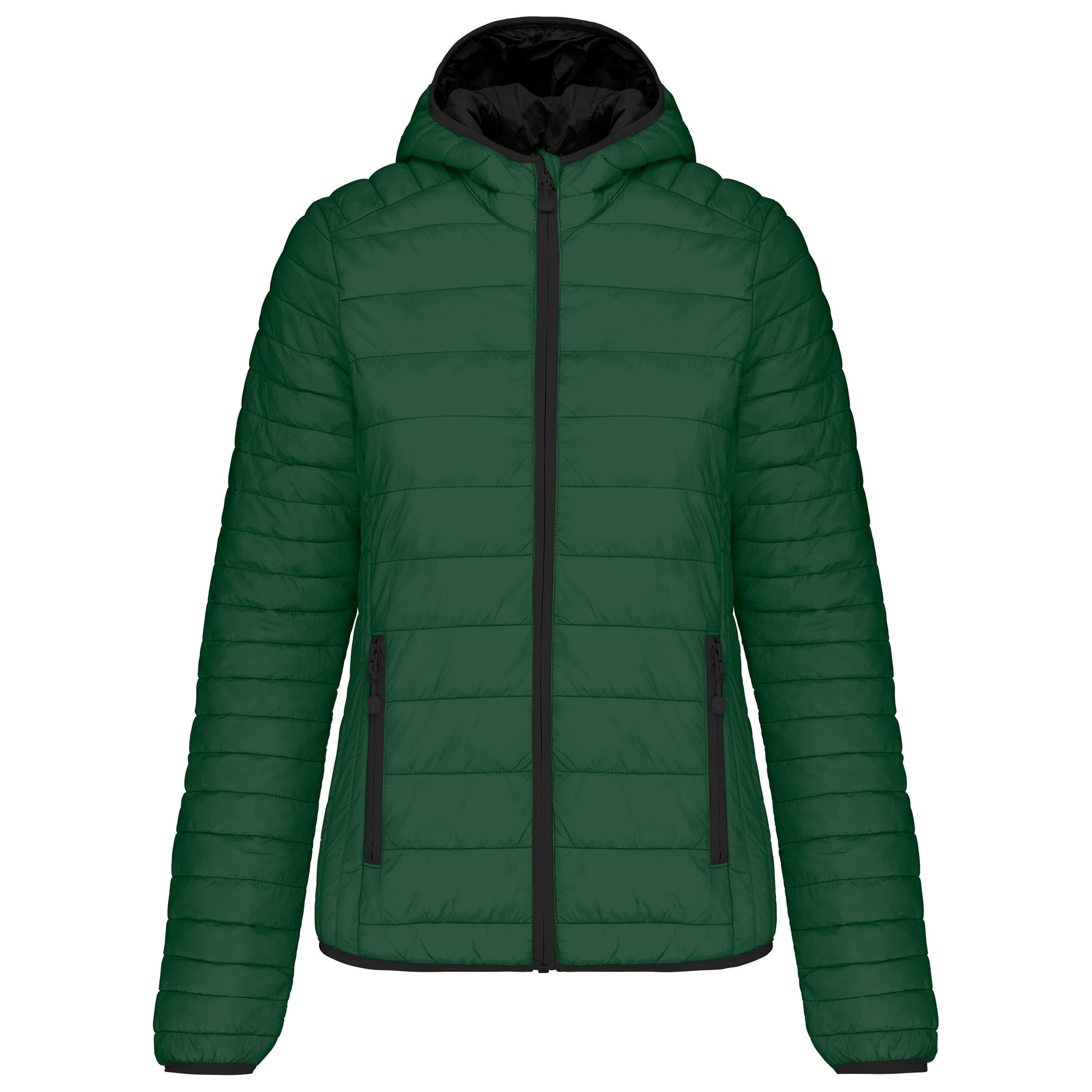 Ladies' lightweight hooded padded jacket
