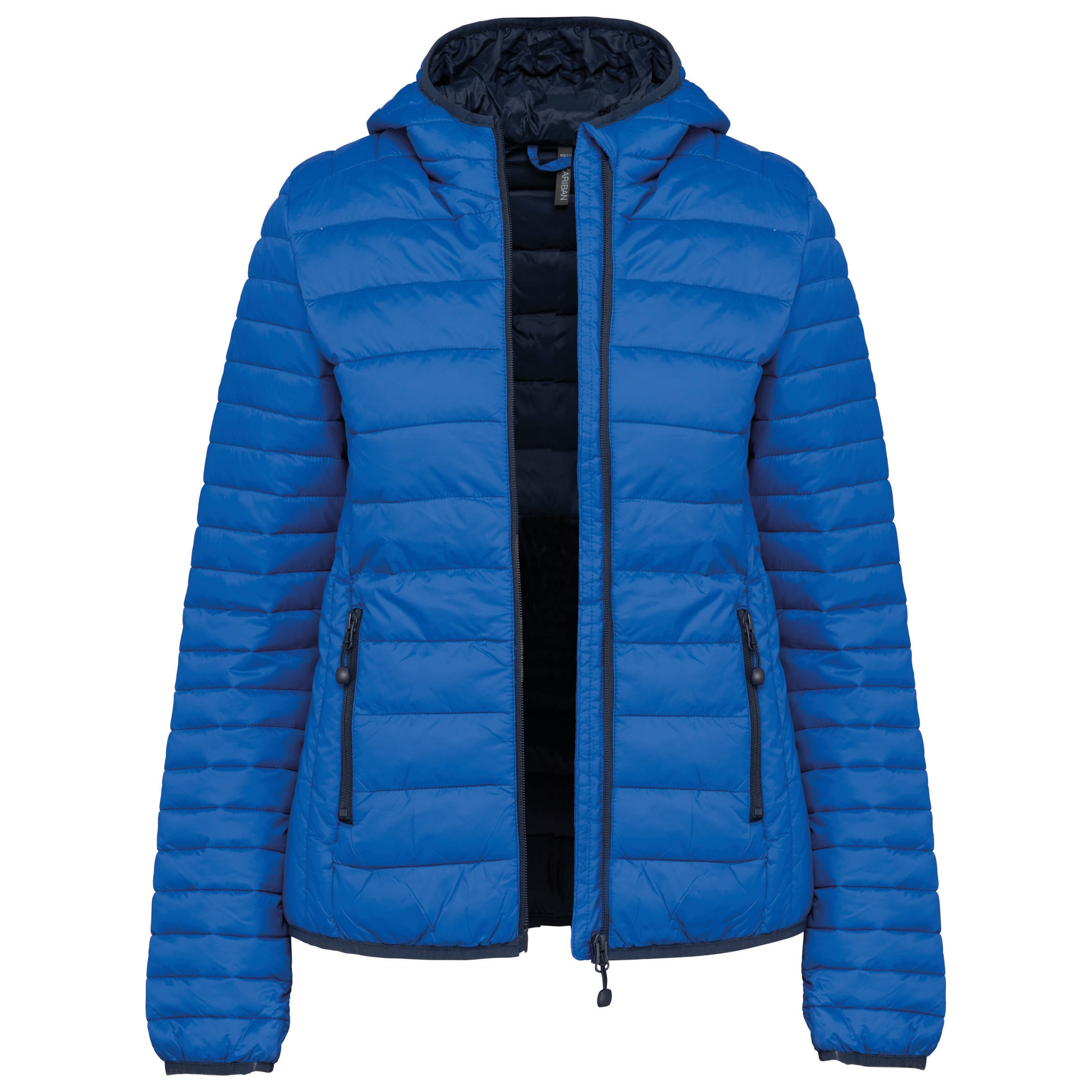 Ladies' lightweight hooded padded jacket