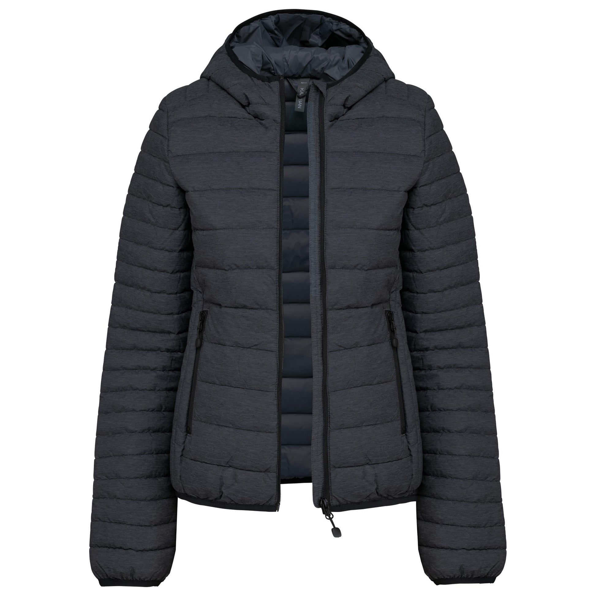 Ladies' lightweight hooded padded jacket