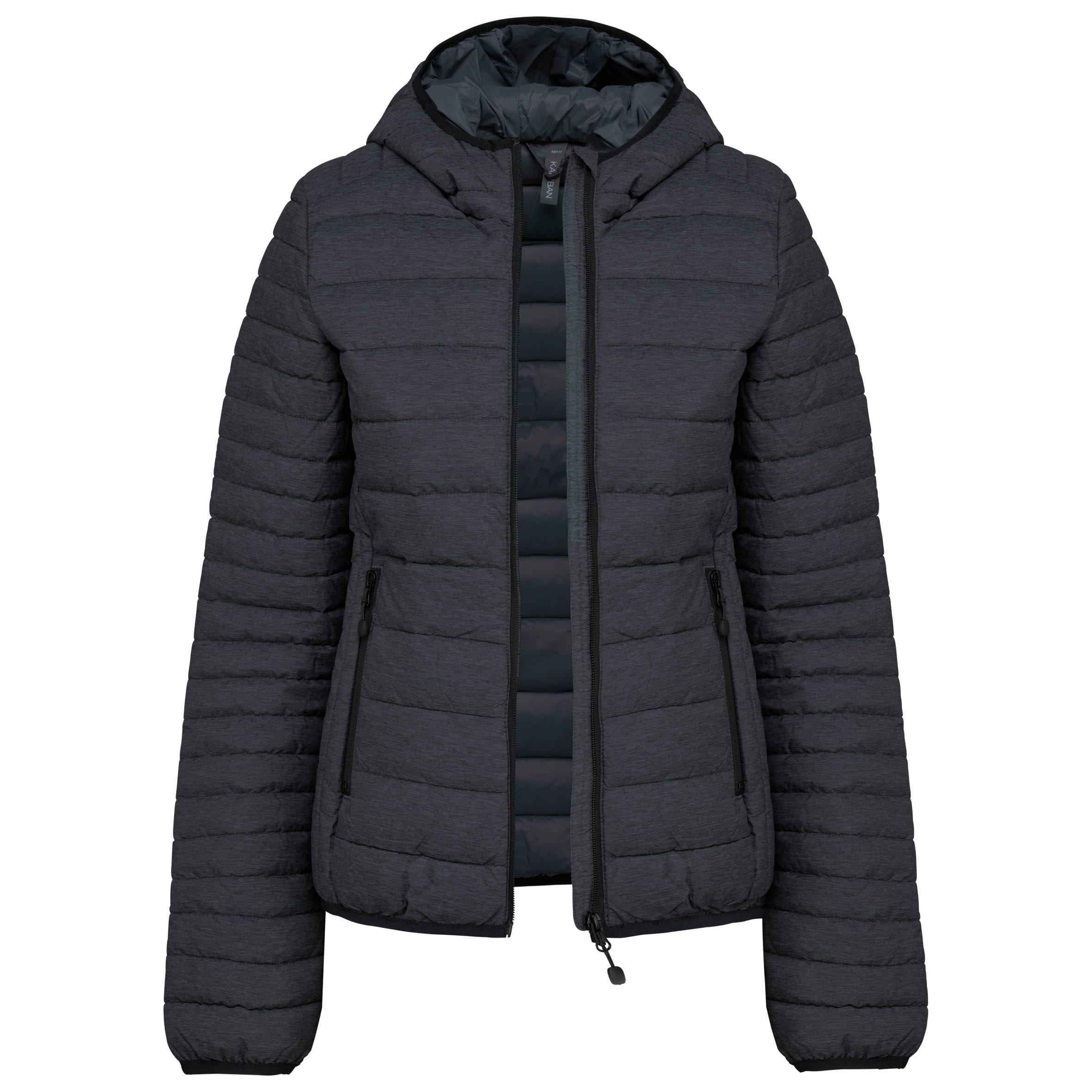 Ladies' lightweight hooded padded jacket