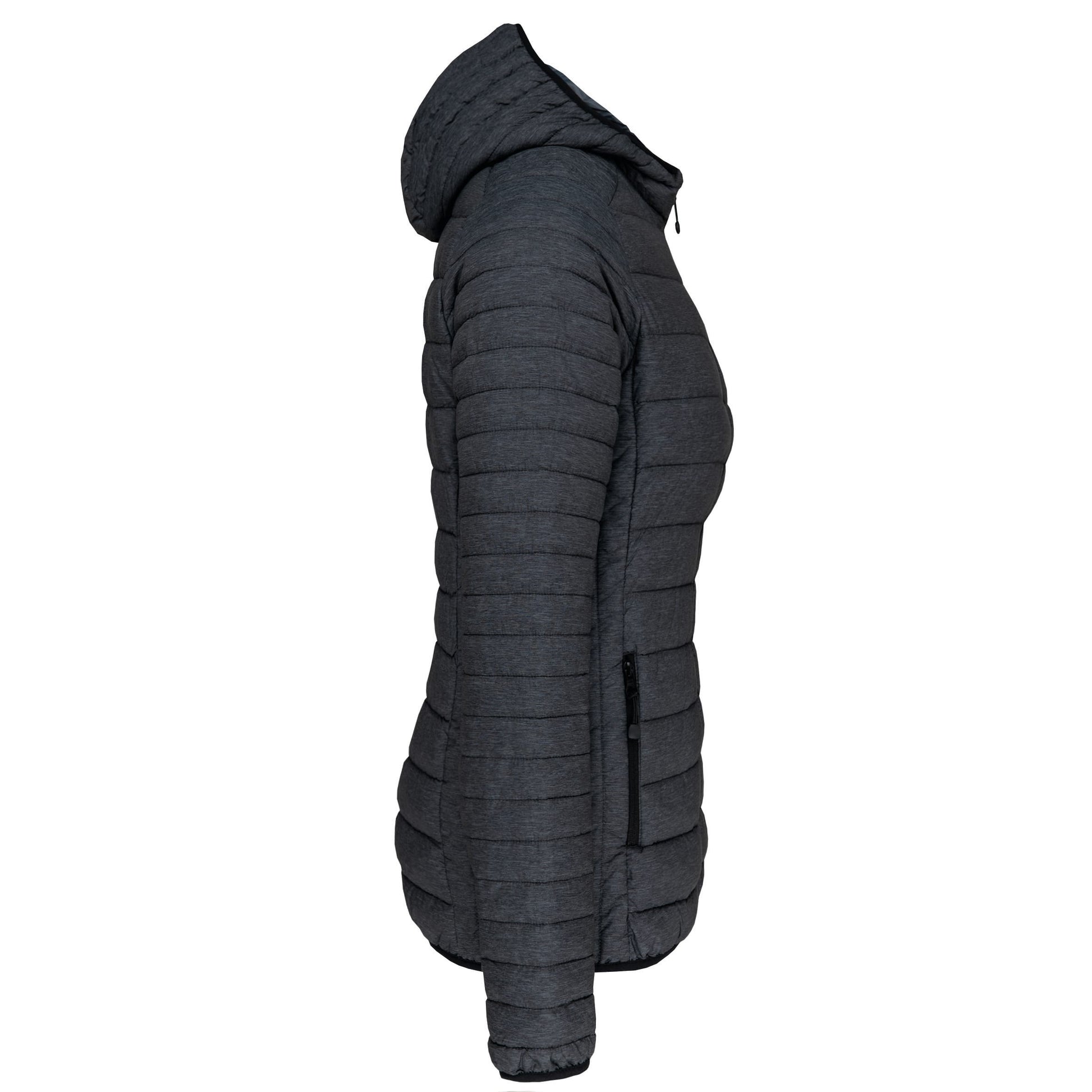 Ladies' lightweight hooded padded jacket