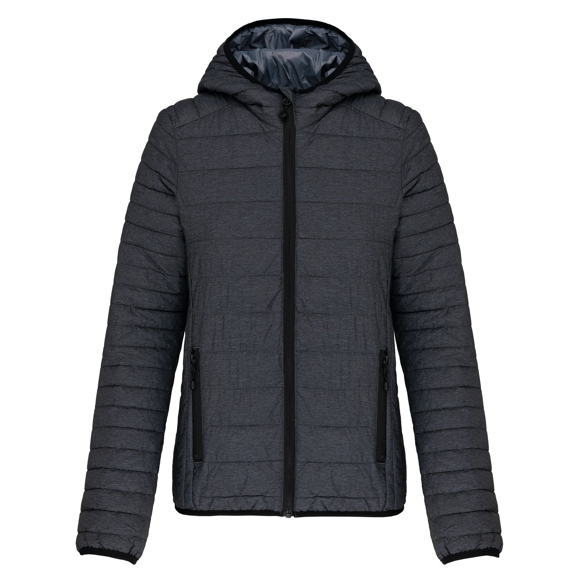 Ladies' lightweight hooded padded jacket