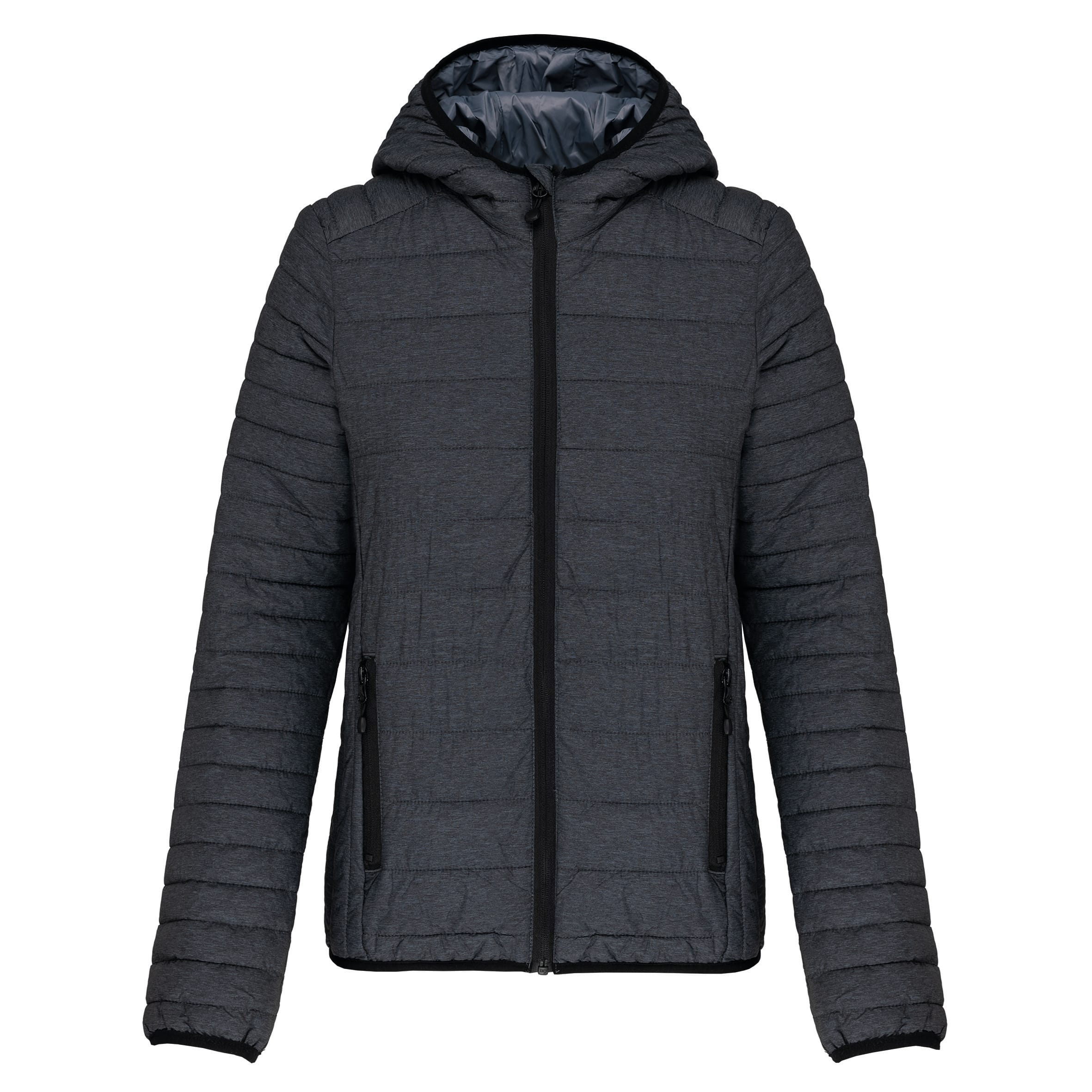Ladies' lightweight hooded padded jacket