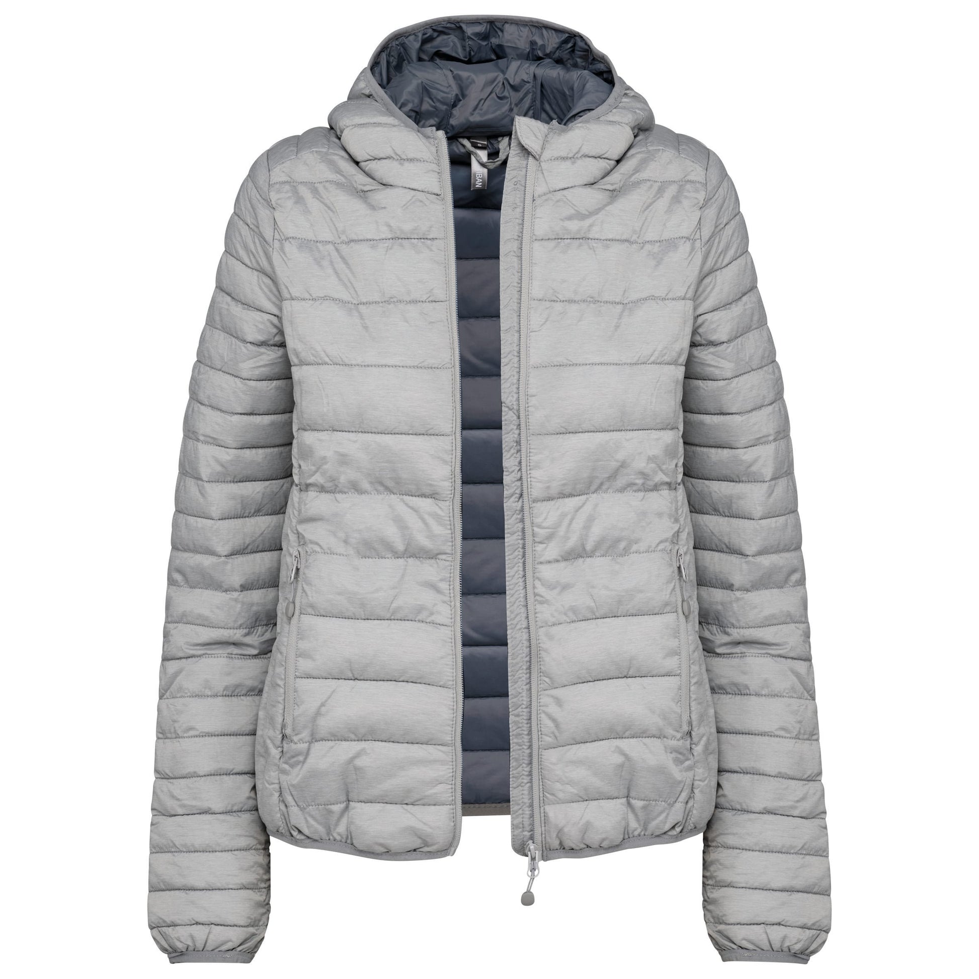 Ladies' lightweight hooded padded jacket