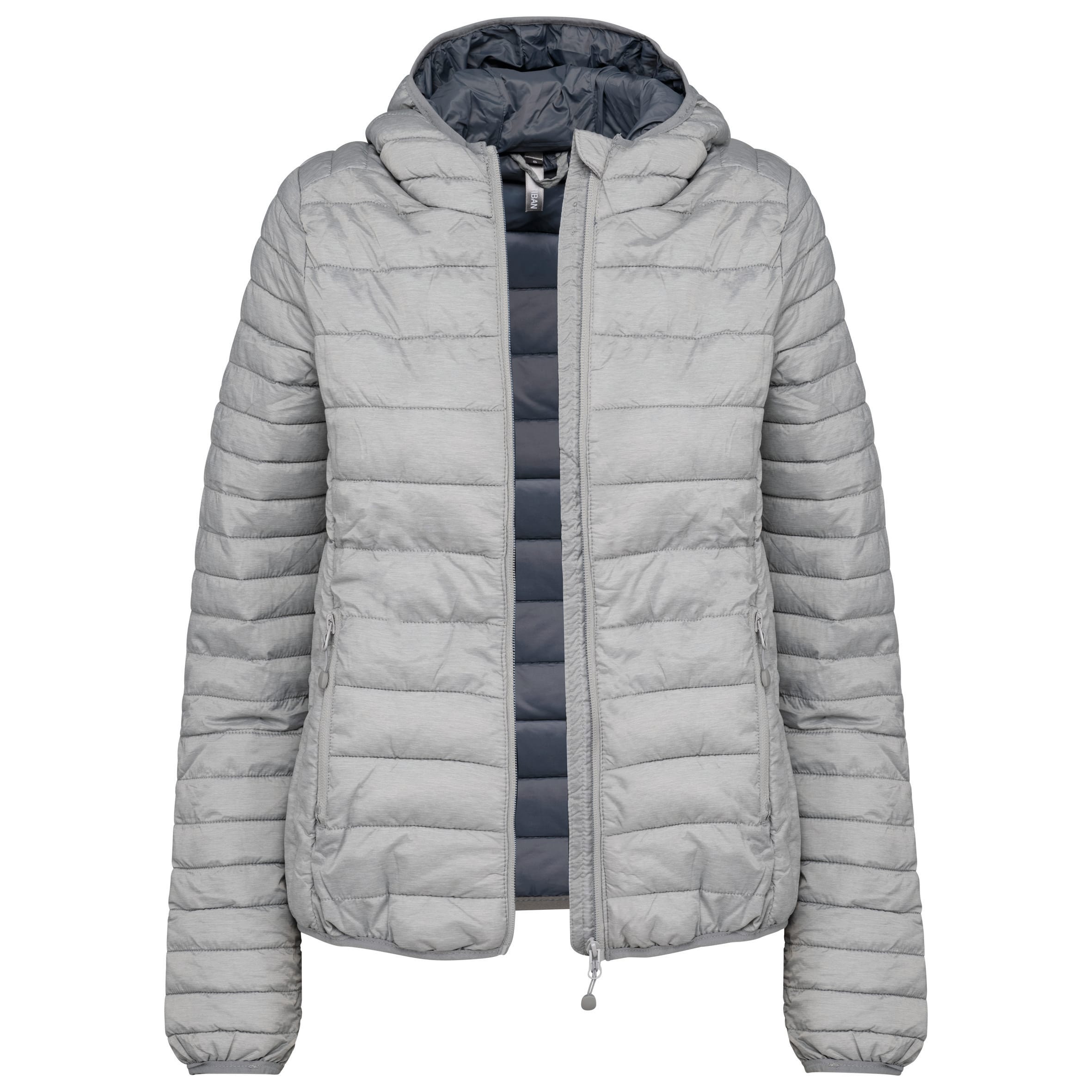 Ladies' lightweight hooded padded jacket