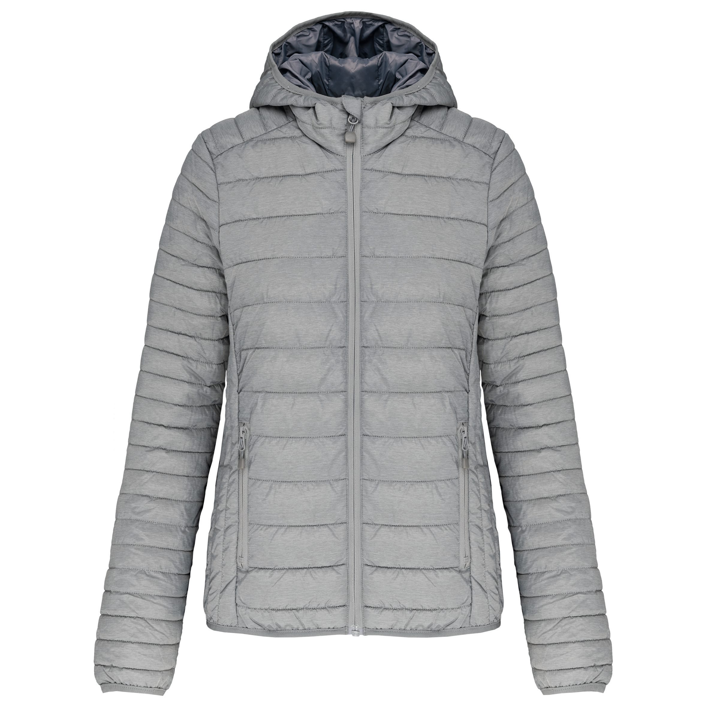 Ladies' lightweight hooded padded jacket