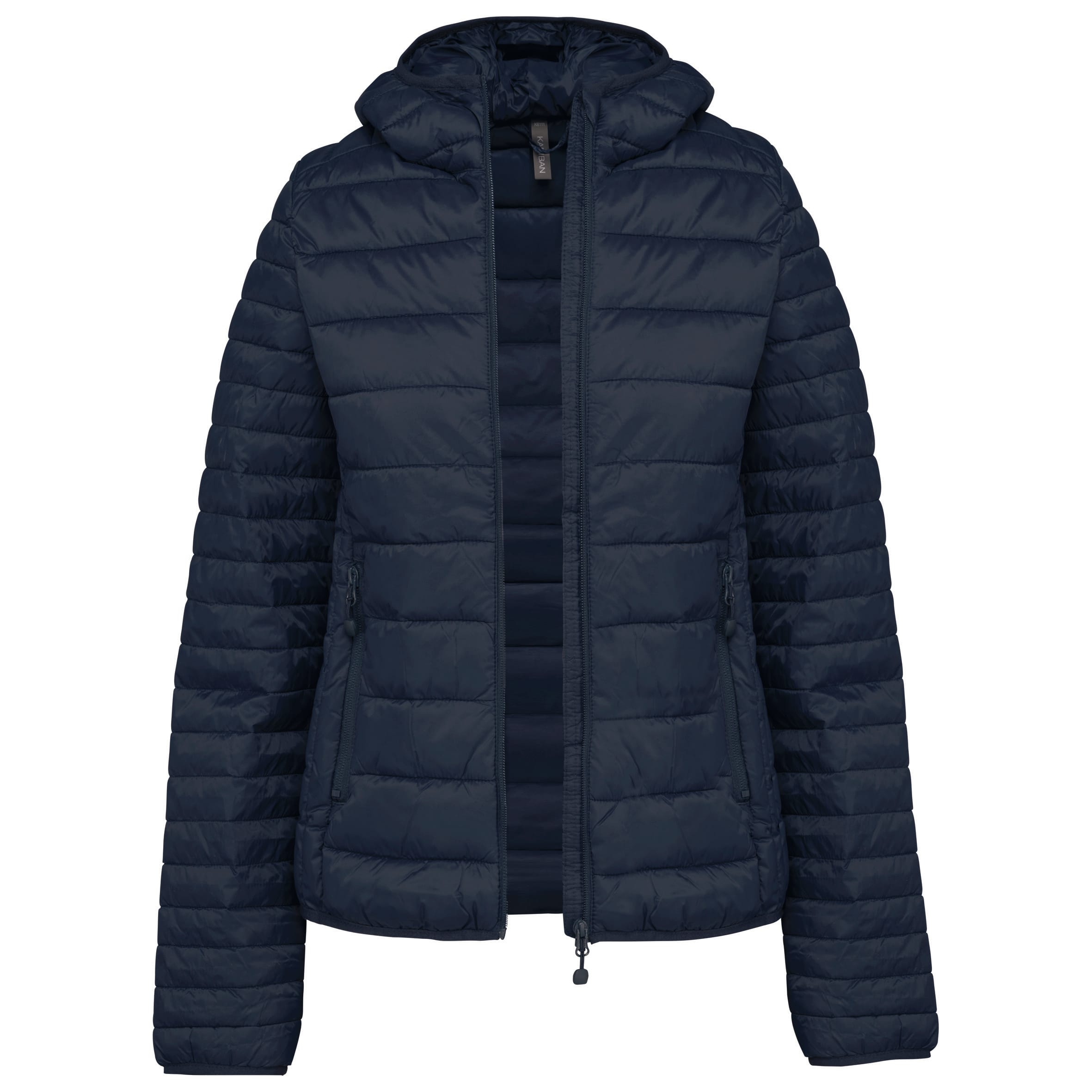 Ladies' lightweight hooded padded jacket