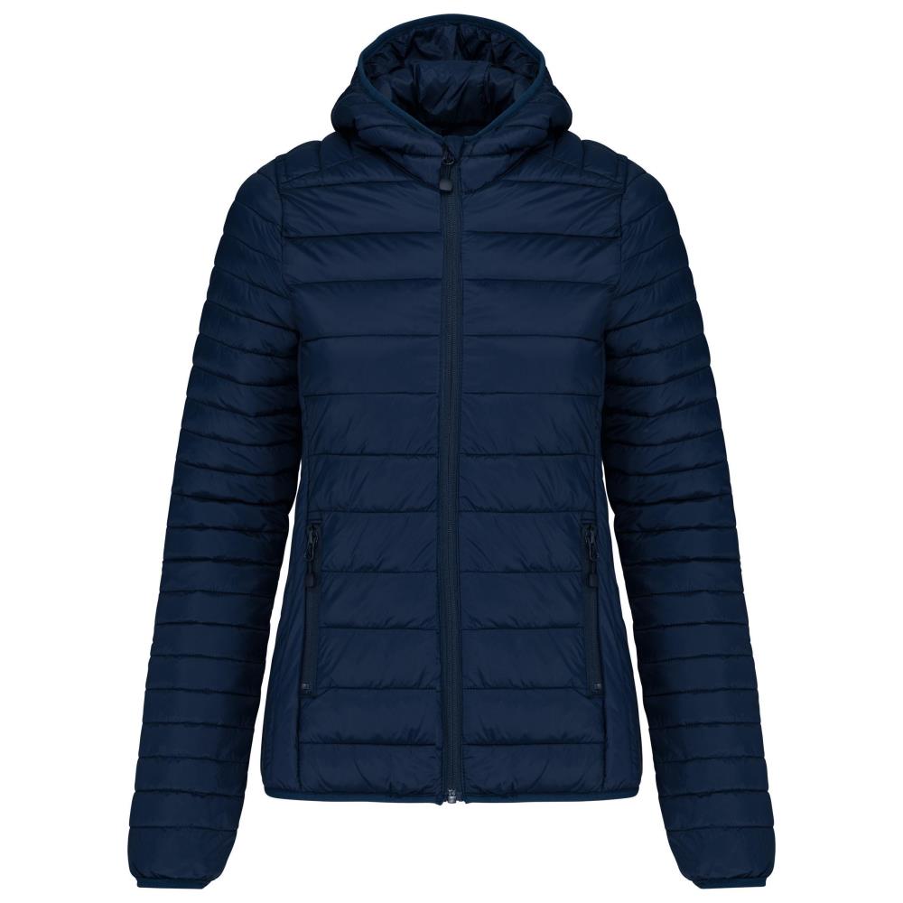 Ladies' lightweight hooded padded jacket