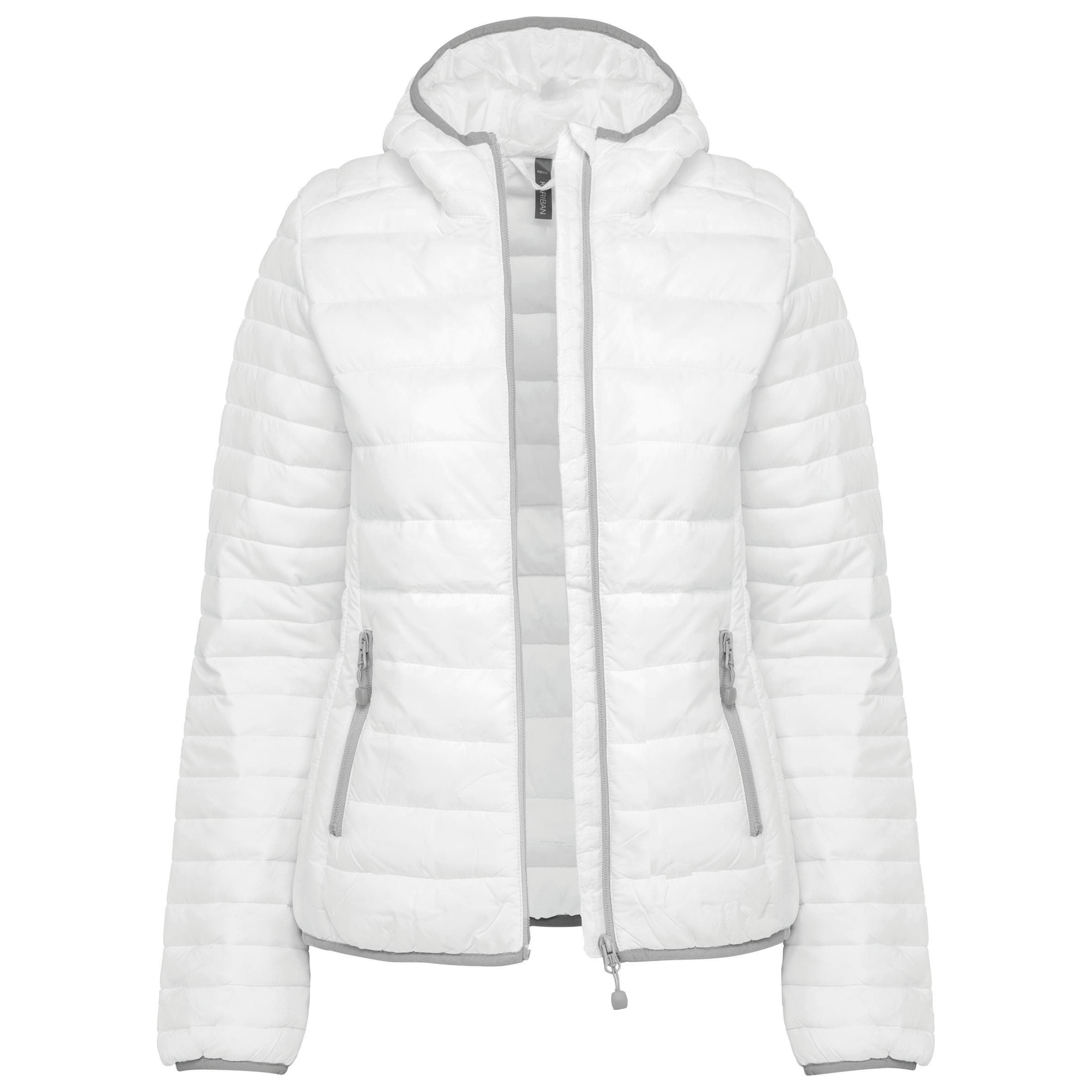 Ladies' lightweight hooded padded jacket