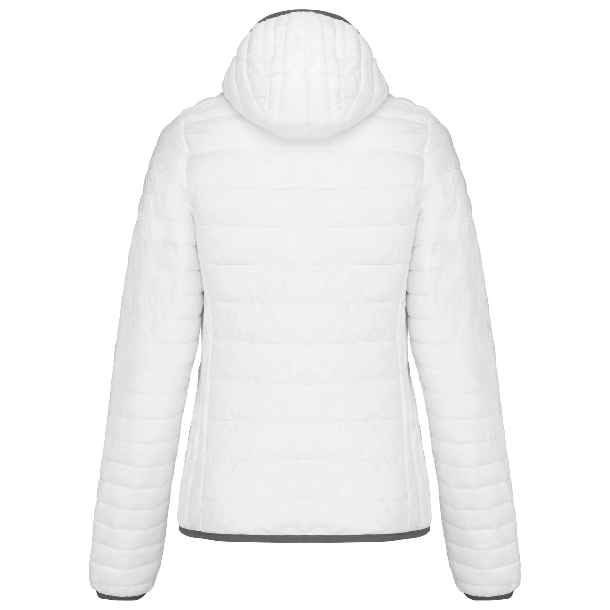 Ladies' lightweight hooded padded jacket