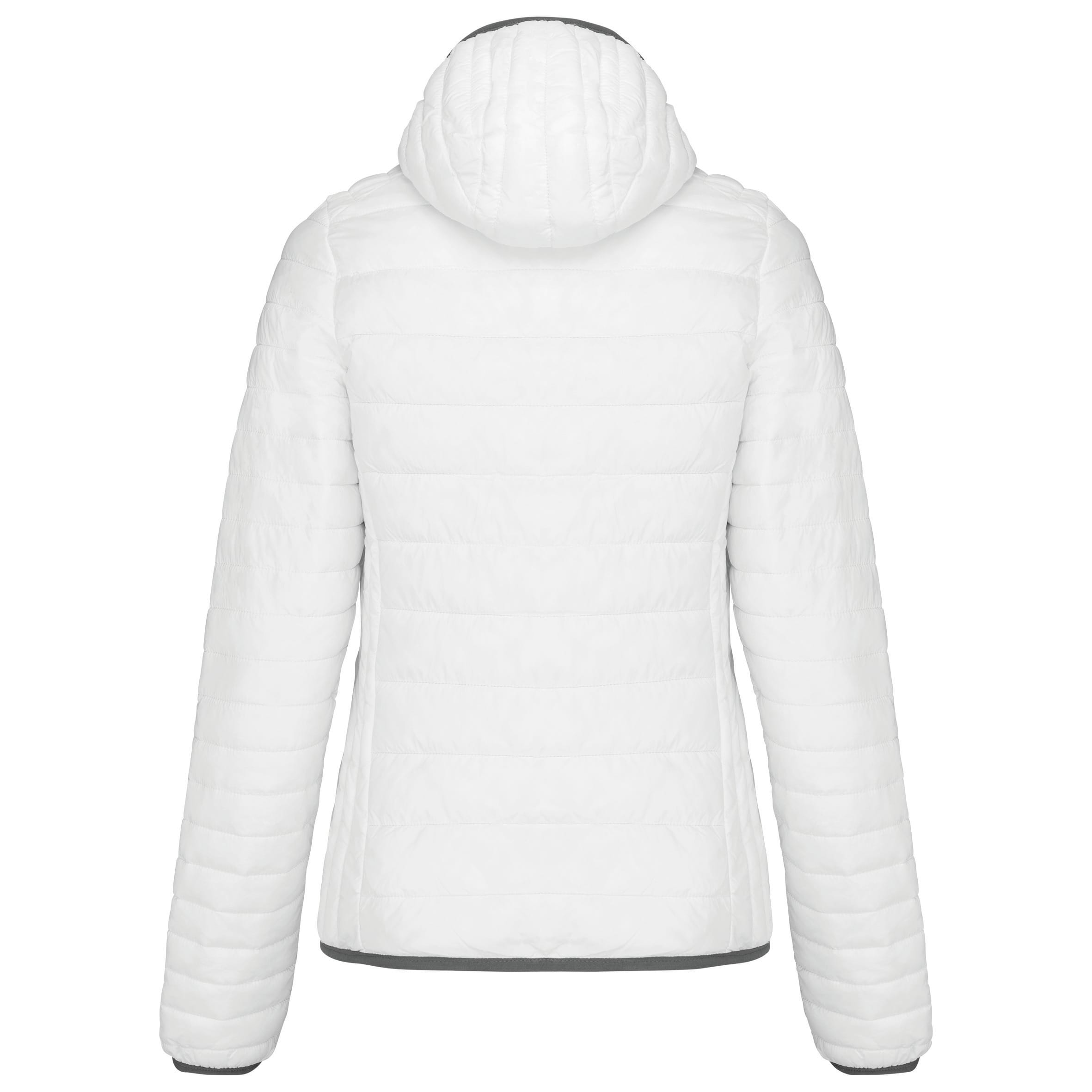 Ladies' lightweight hooded padded jacket