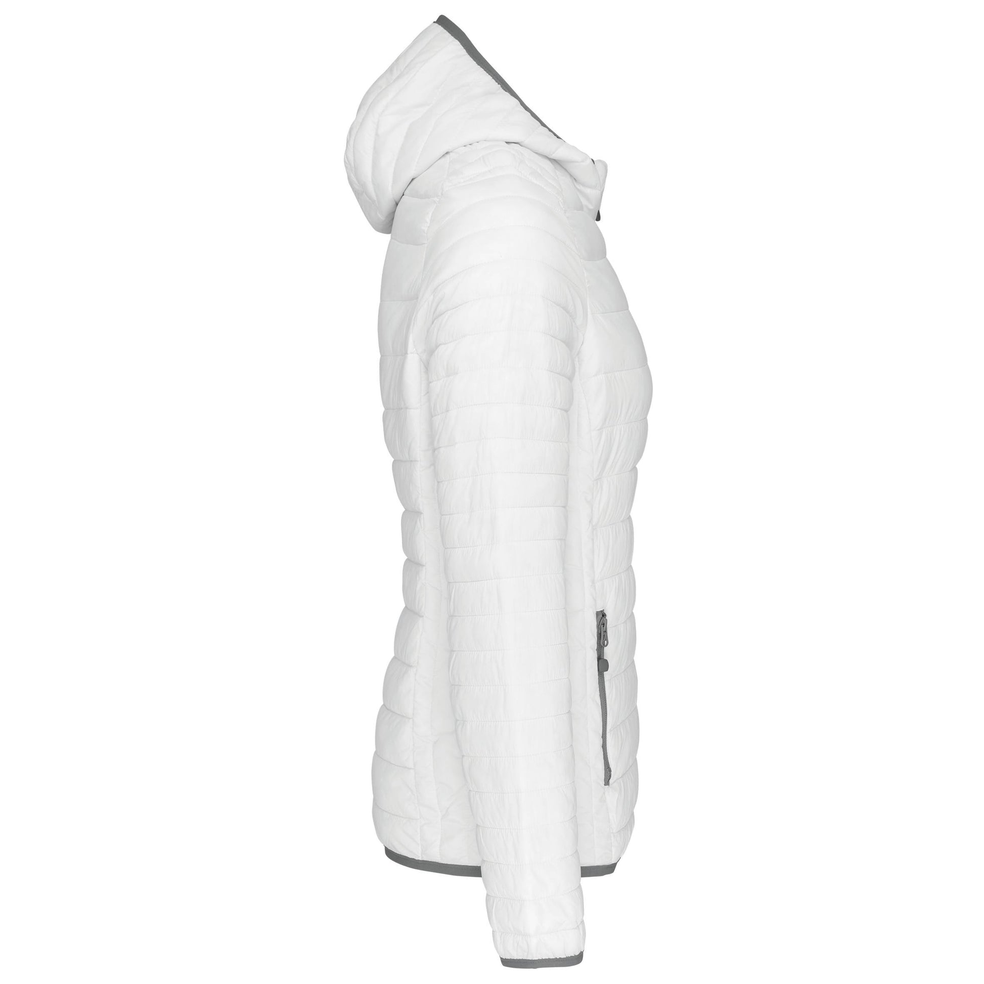 Ladies' lightweight hooded padded jacket