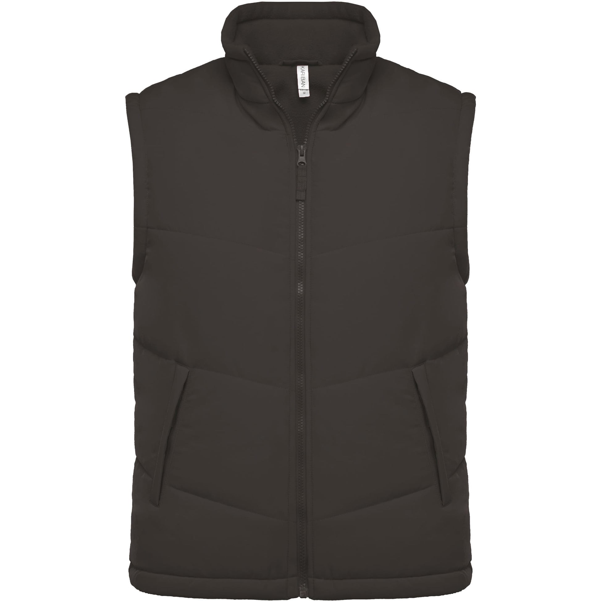 Met fleece gevoerde bodywarmer