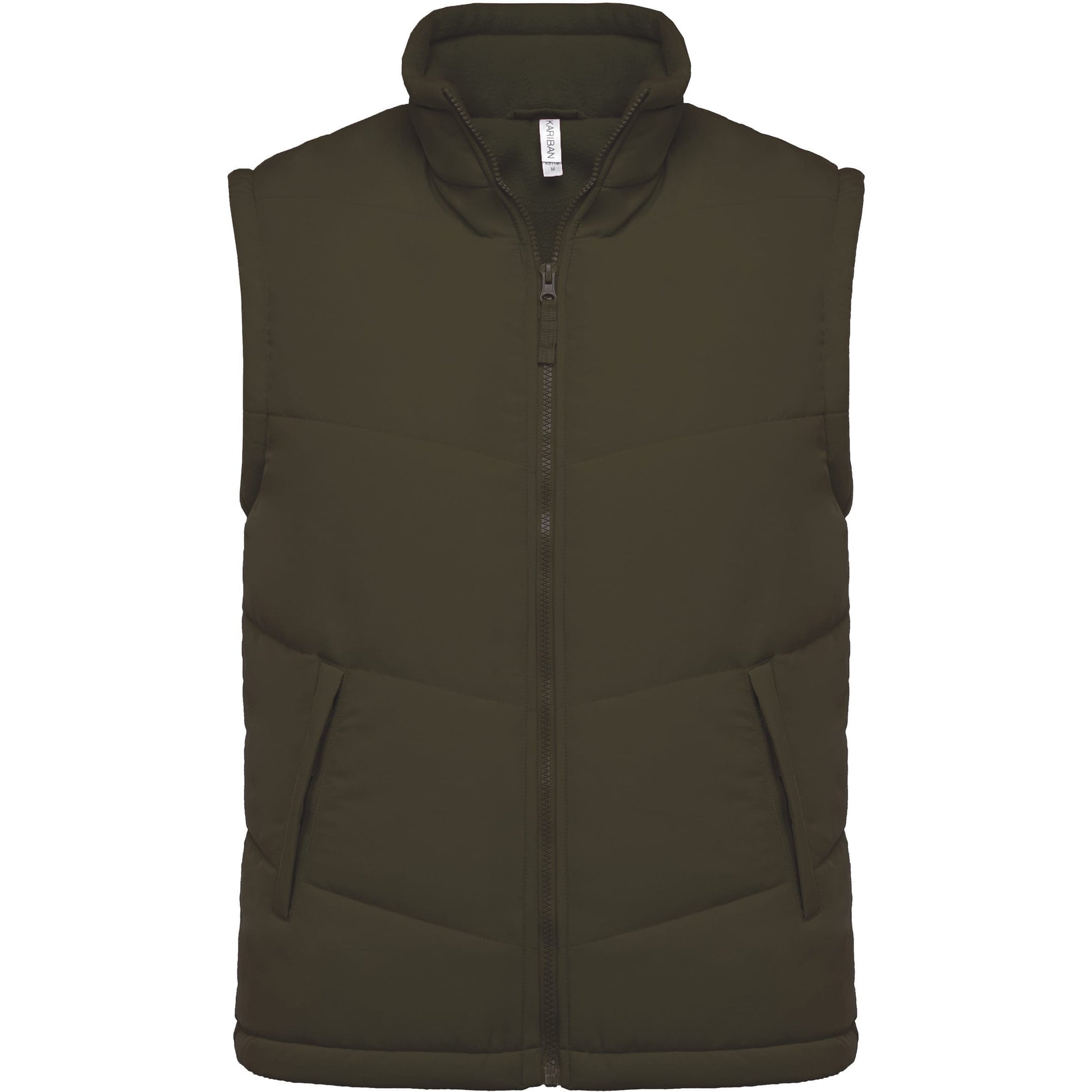 Met fleece gevoerde bodywarmer
