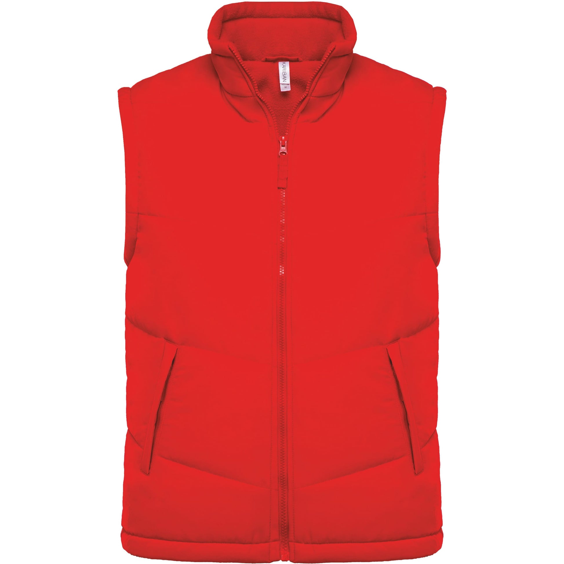 Met fleece gevoerde bodywarmer