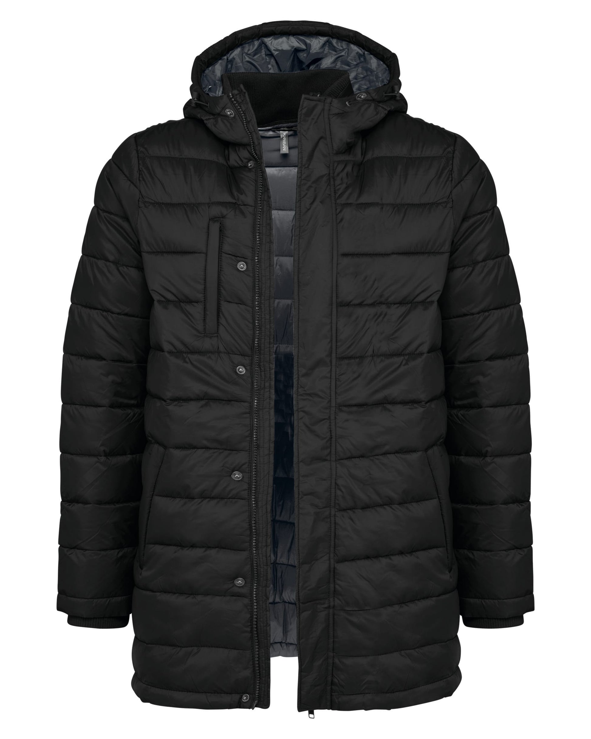 Lichte herenparka met capuchon