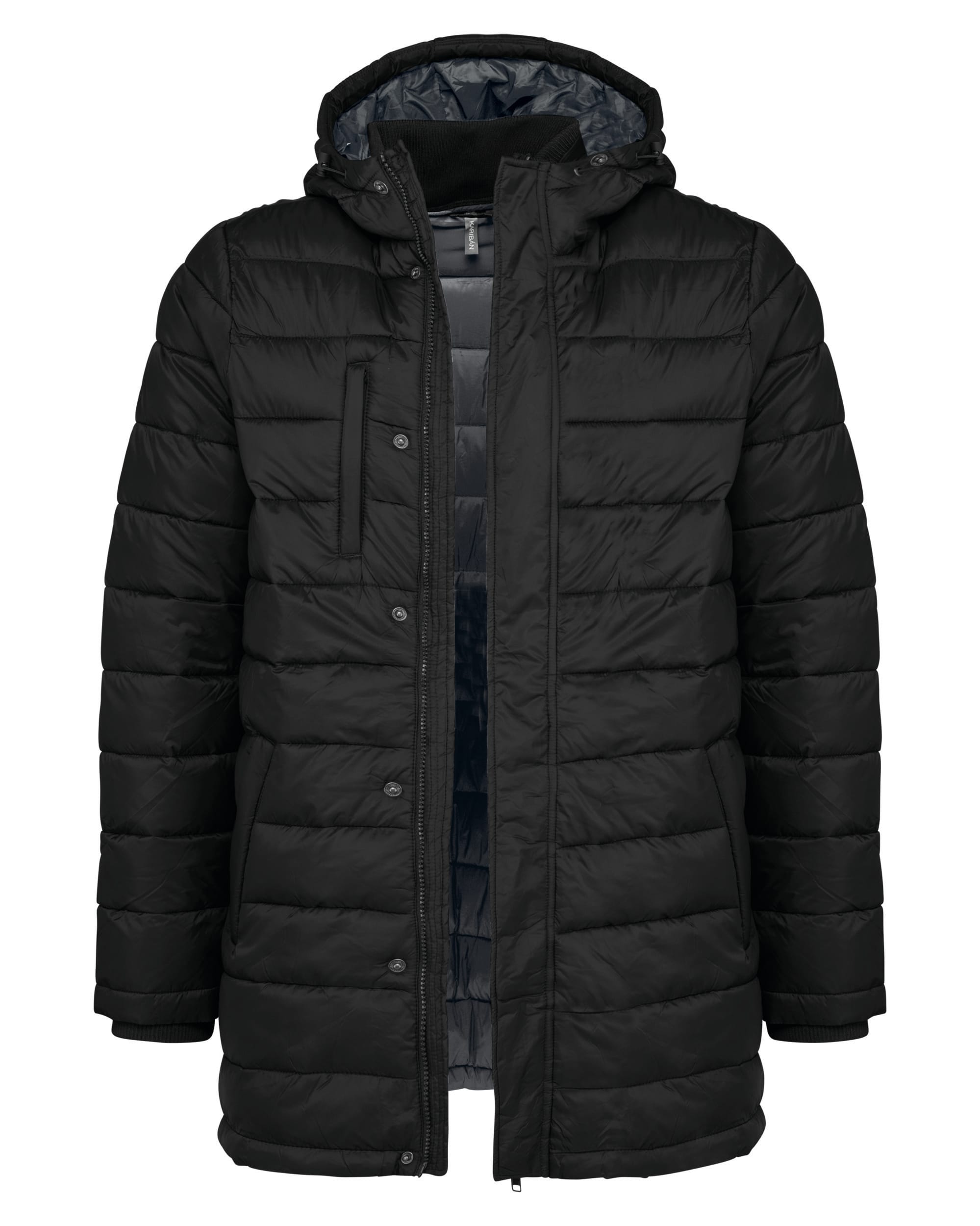 Lichte herenparka met capuchon