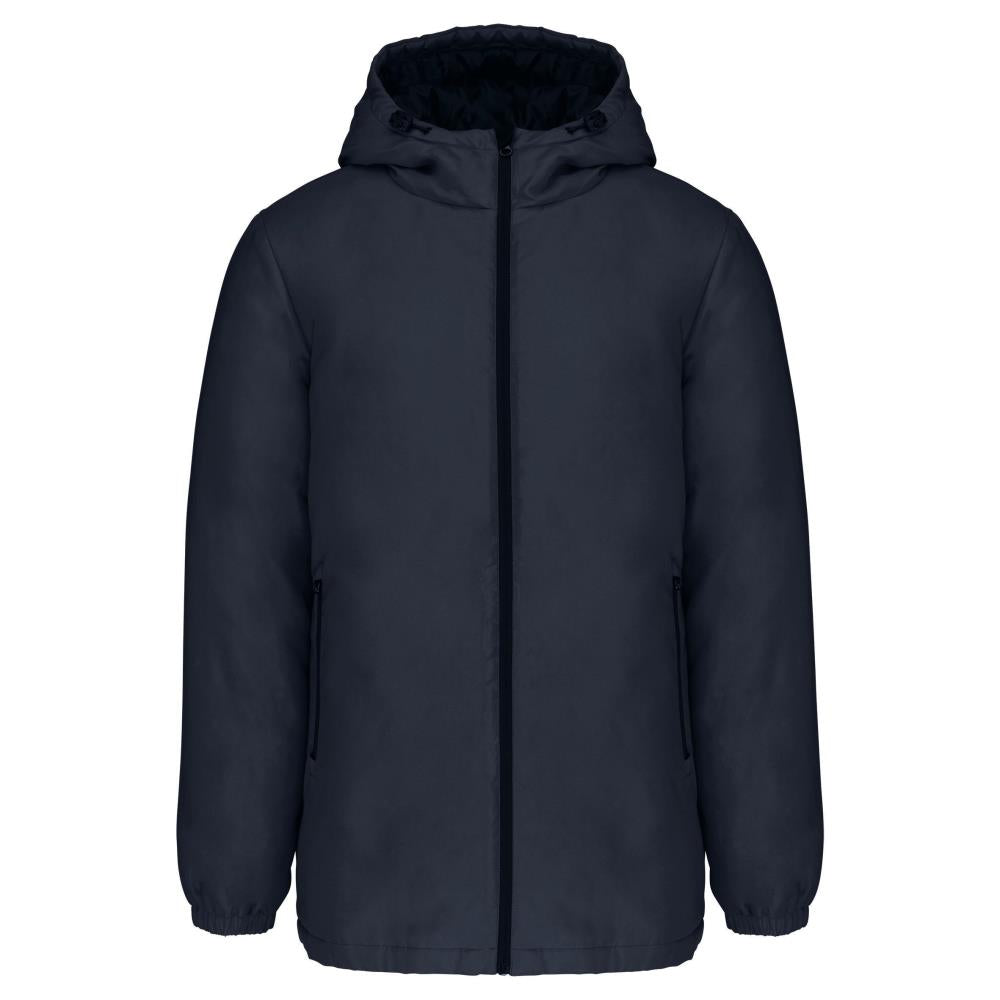 Unisex gerecycled parka met capuchon