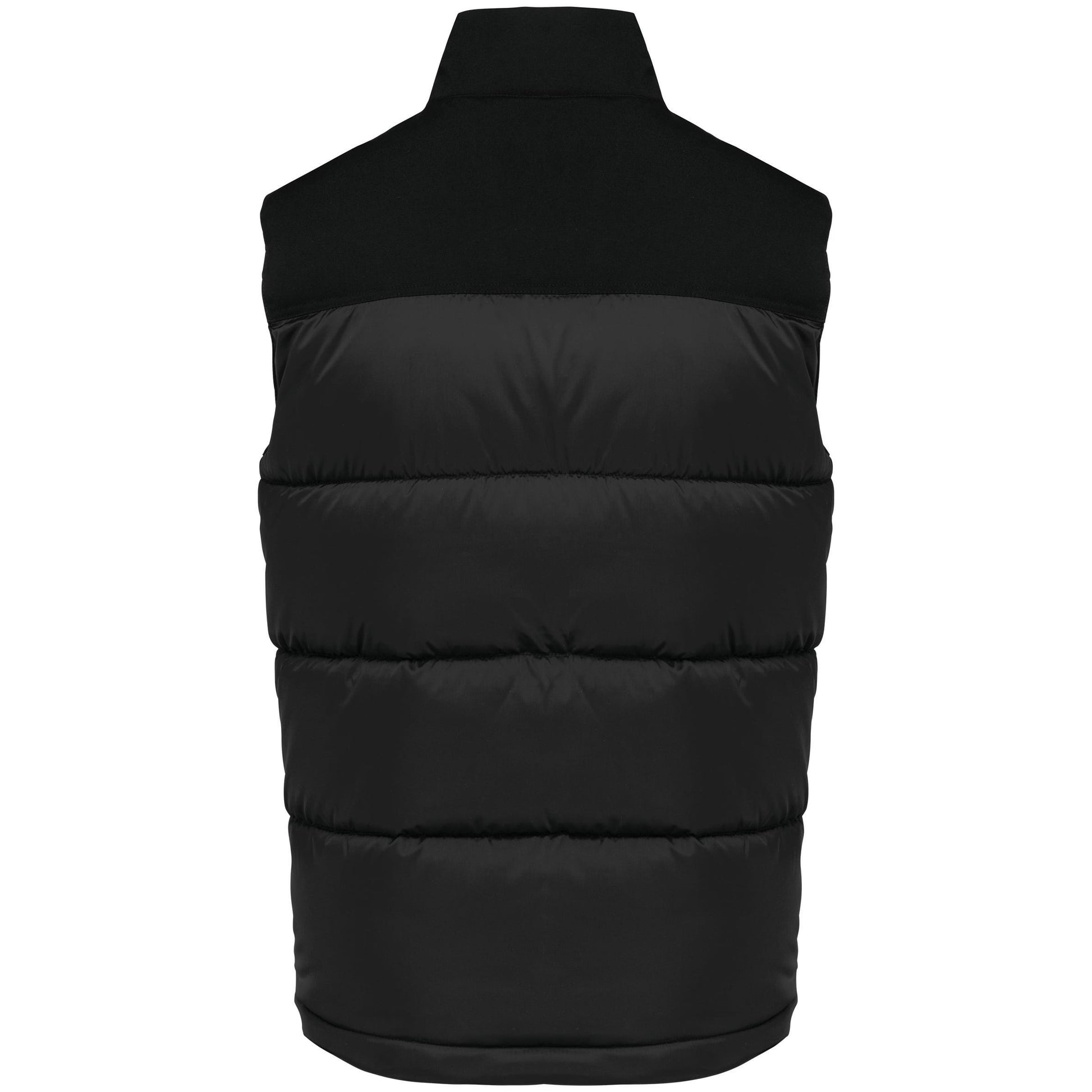 Tweekleurige gewatteerde bodywarmer uniseks