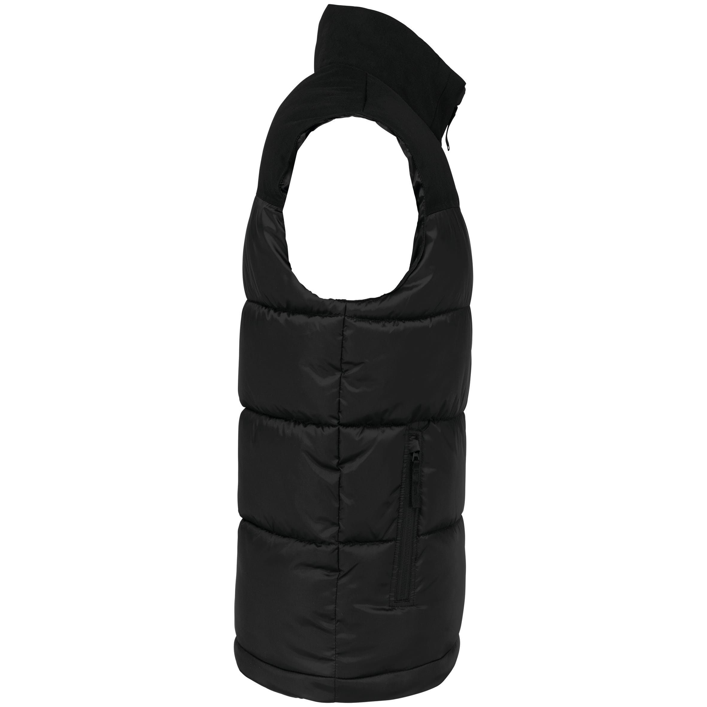 Tweekleurige gewatteerde bodywarmer uniseks