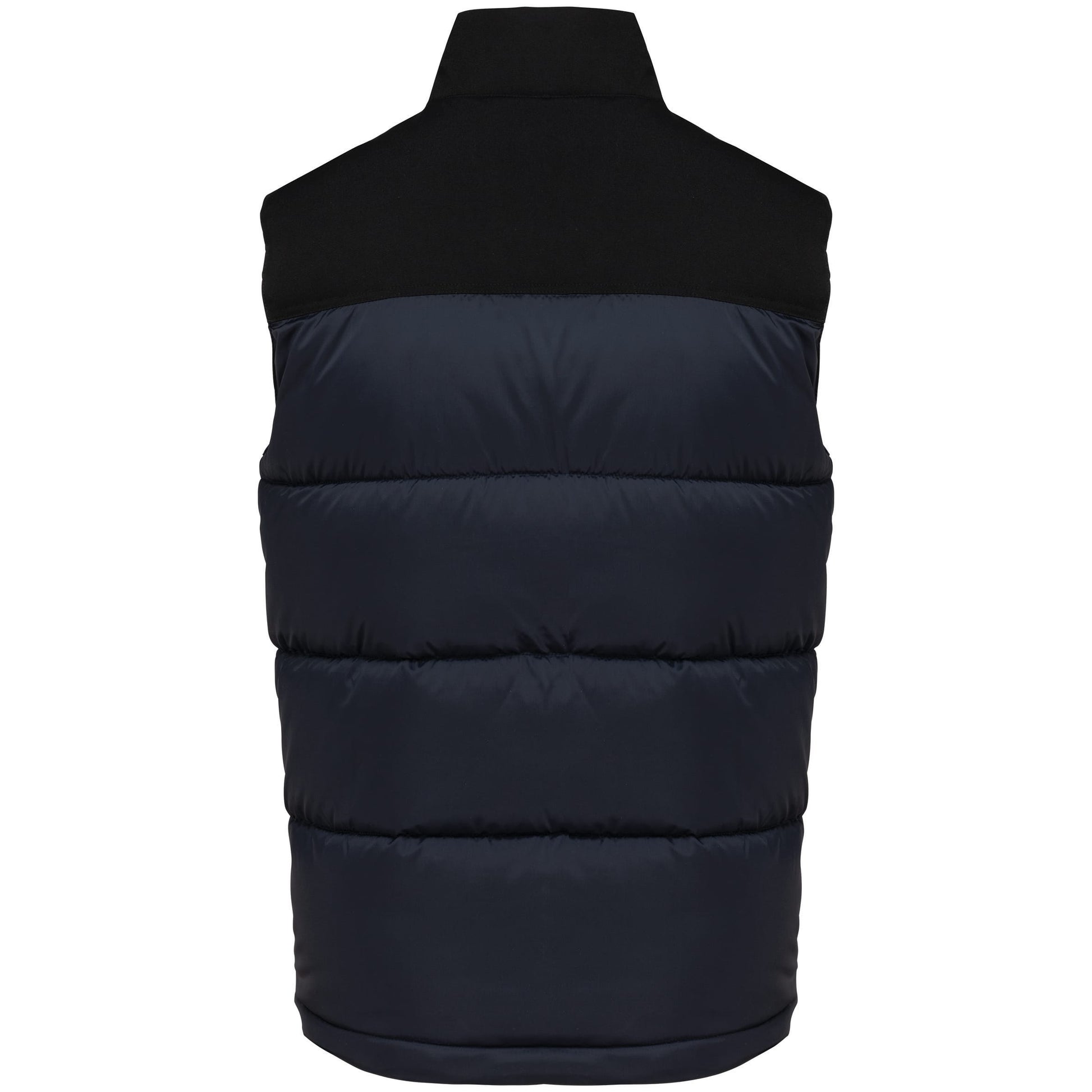 Tweekleurige gewatteerde bodywarmer uniseks