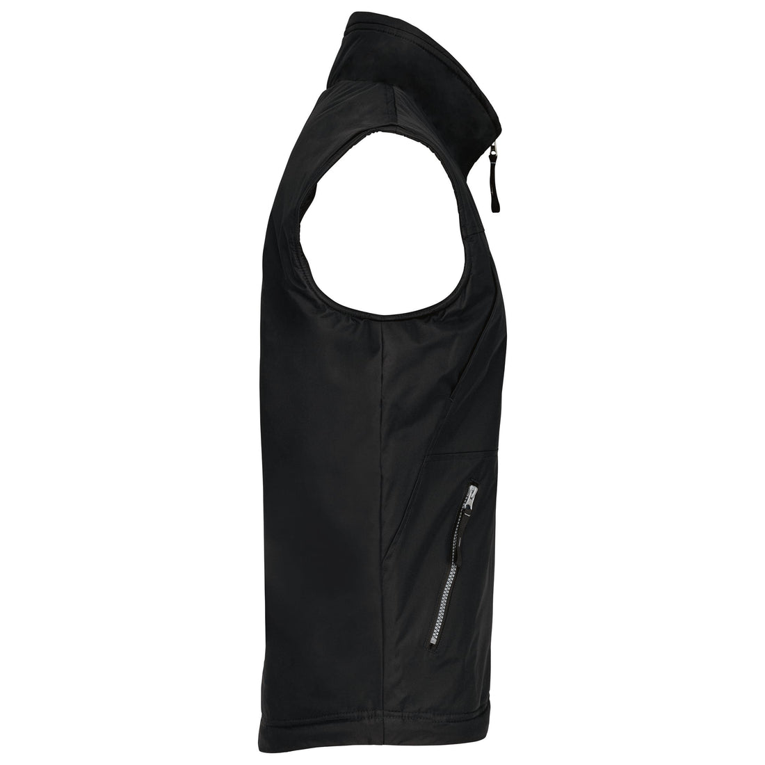 Met fleece gevoerde bodywarmer heren