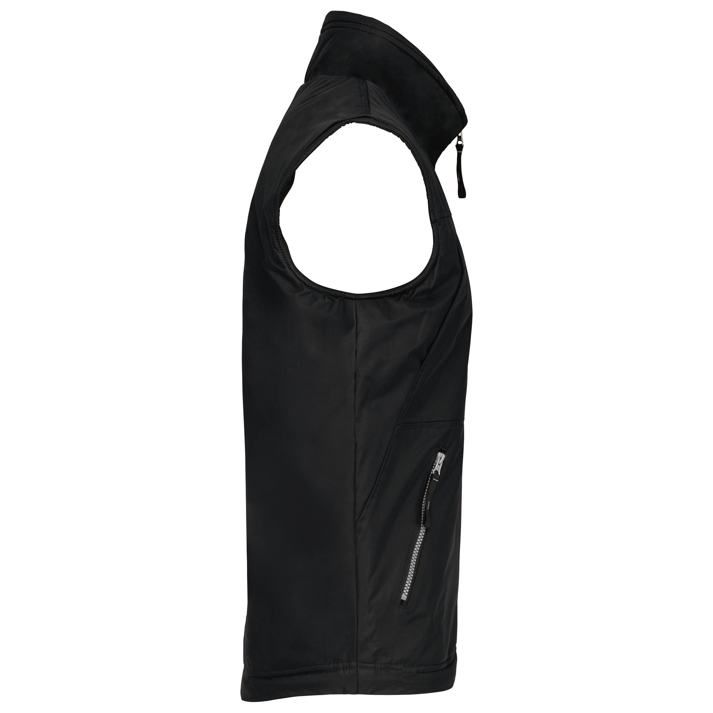 Met fleece gevoerde bodywarmer heren