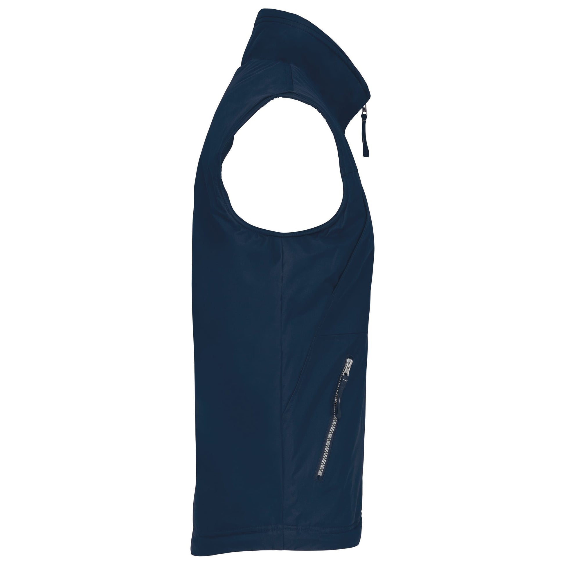 Met fleece gevoerde bodywarmer heren