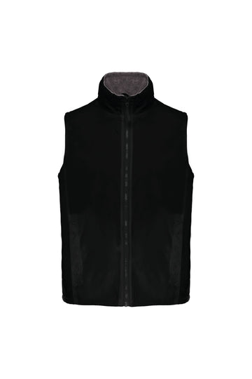 Met fleece gevoerde bodywarmer unisex