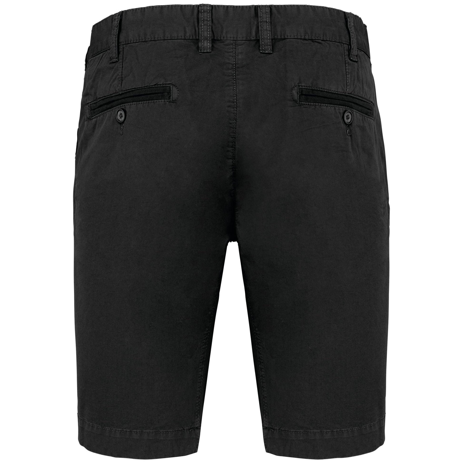 Herenbermuda met verwassen look