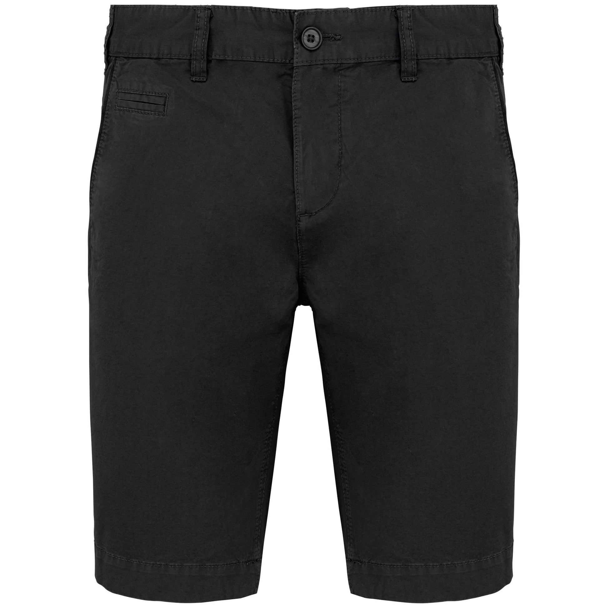 Herenbermuda met verwassen look