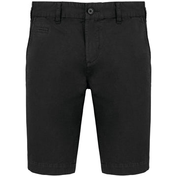 Herenbermuda met verwassen look
