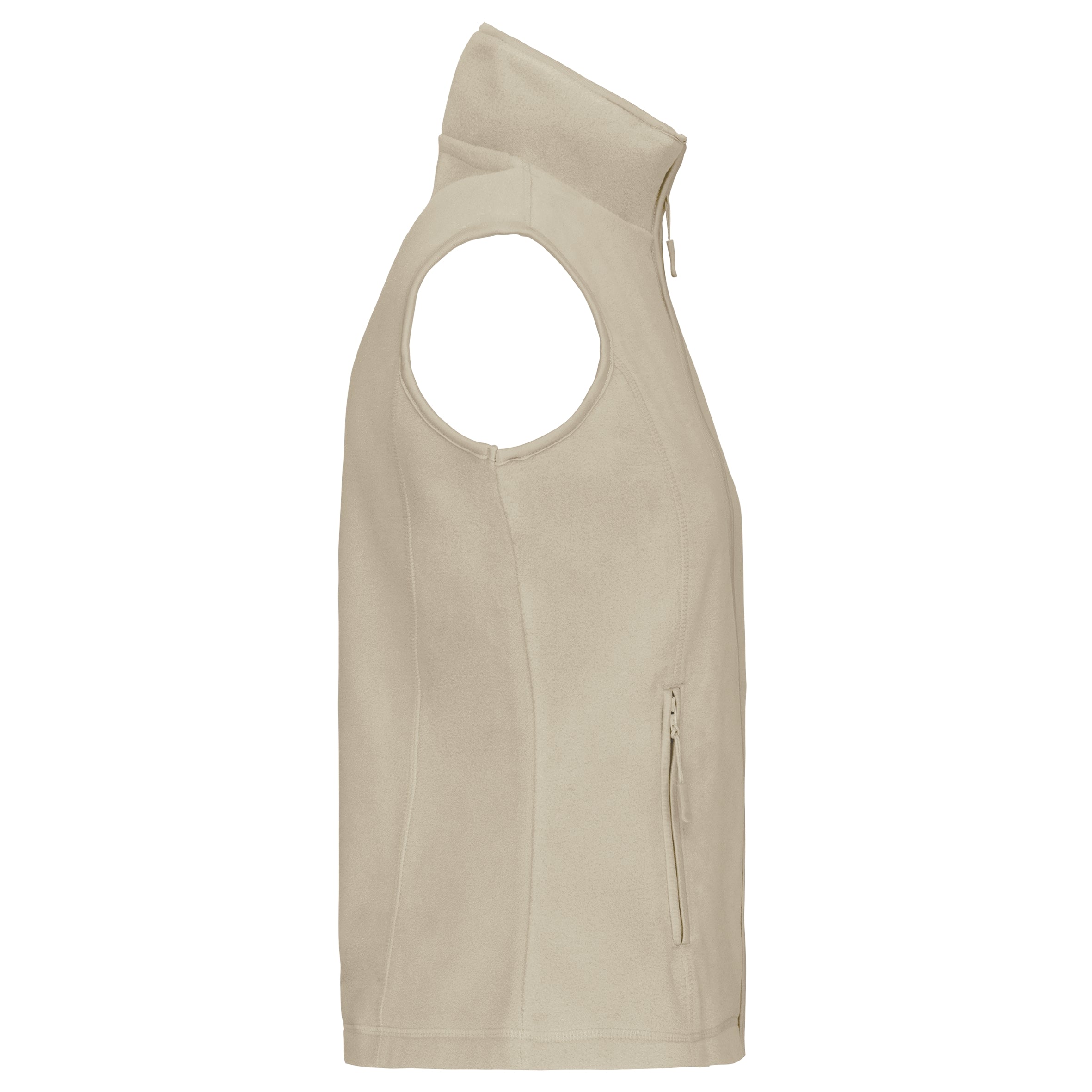 Bodywarmer van microfleece dames