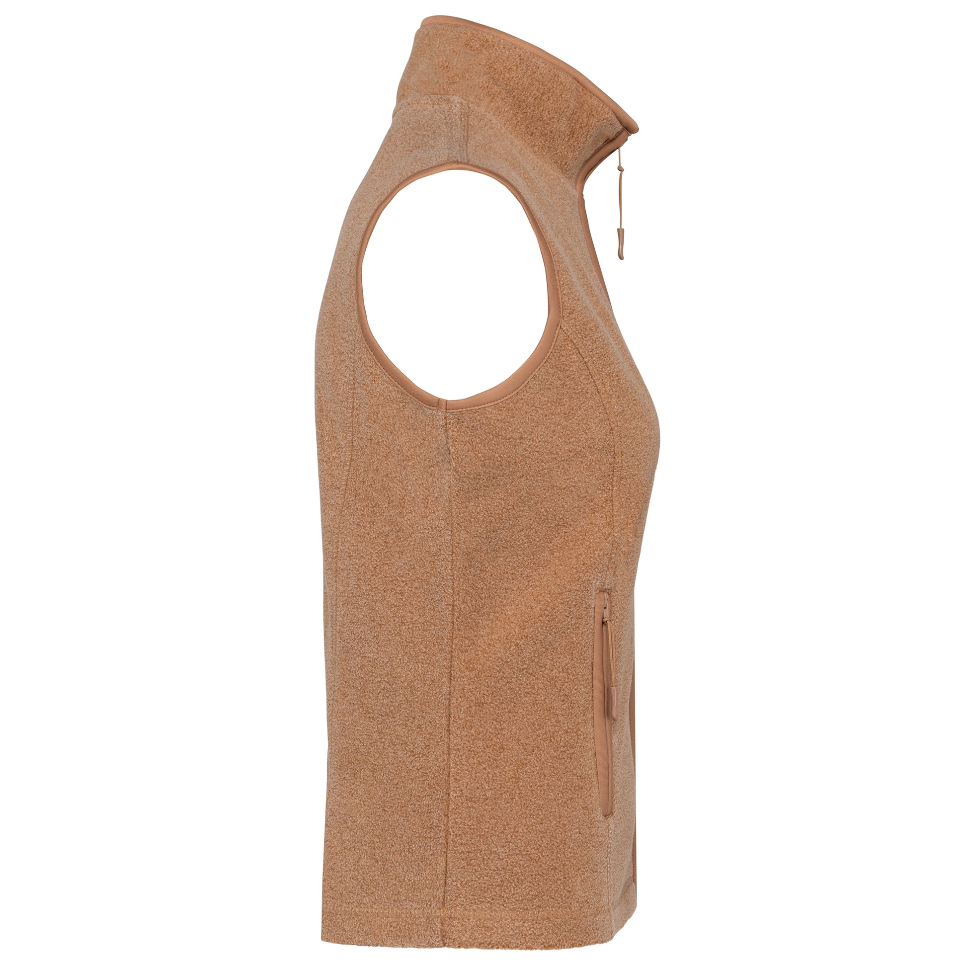 Bodywarmer van microfleece dames