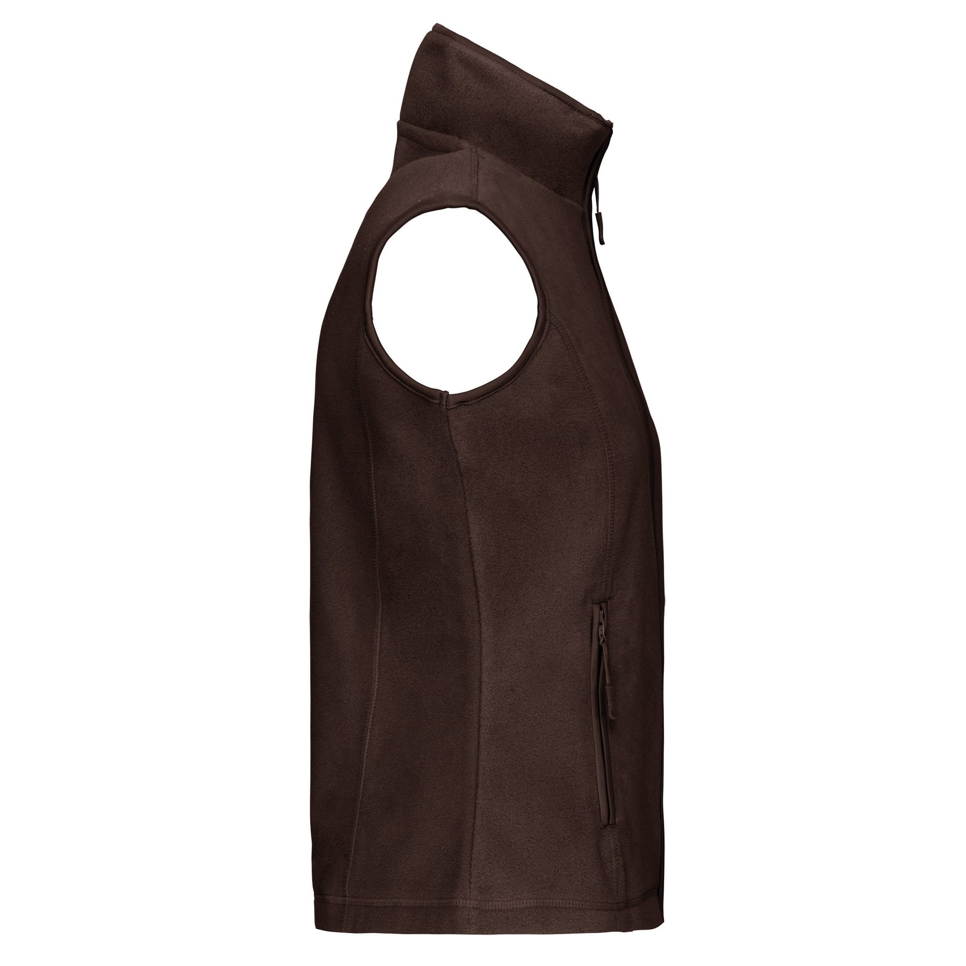 Bodywarmer van microfleece dames