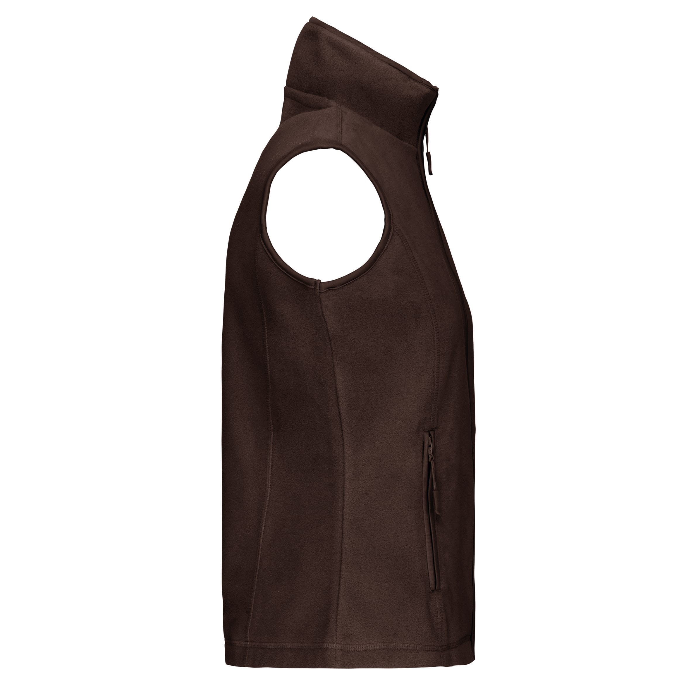 Bodywarmer van microfleece dames